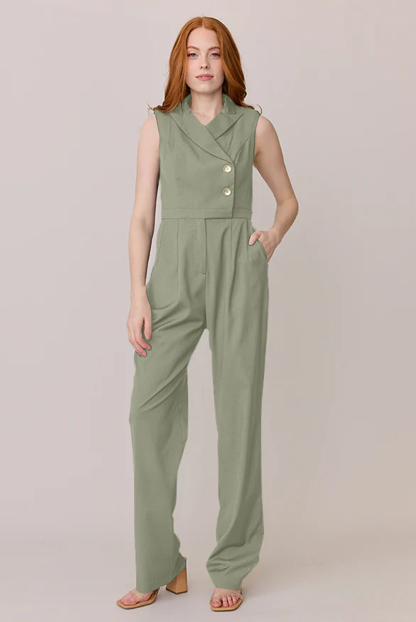 Blake Crepe Jumpsuit | Made To Order - Image 43