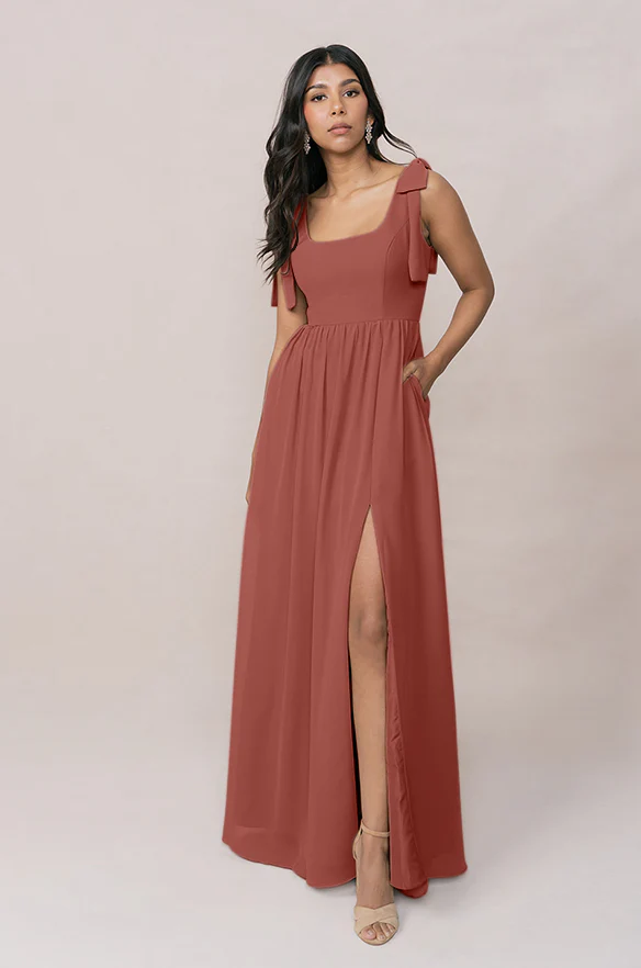 Bowie Chiffon Dress | Made To Order - Image 31