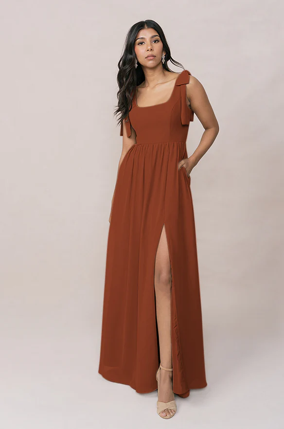 Bowie Chiffon Dress | Made To Order - Image 89
