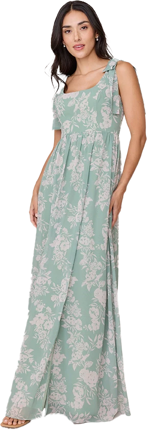 Bowie Chiffon Floral Print Dress | Made To Order - Image 44