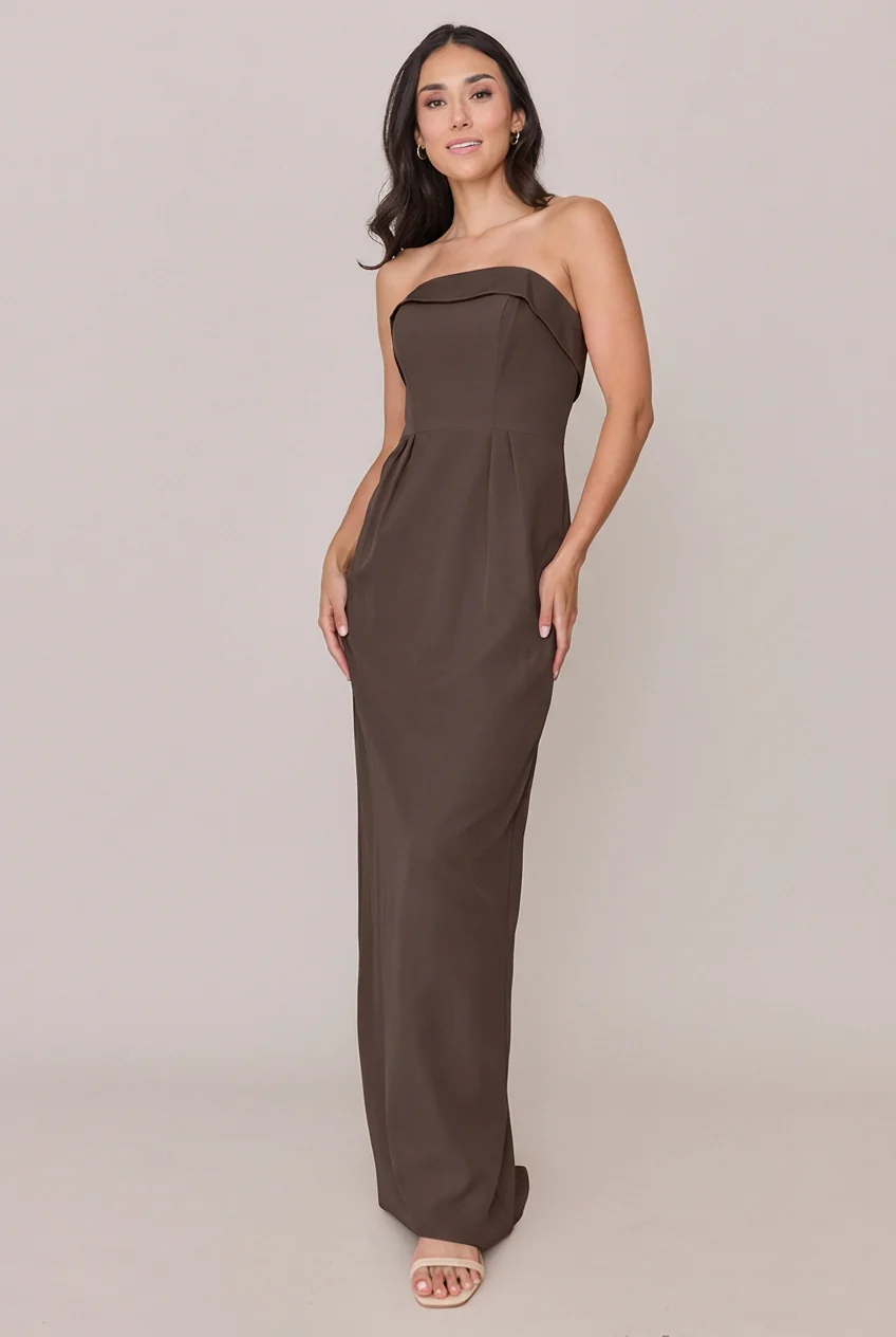 Caroline Crepe Dress | Made To Order - Image 188