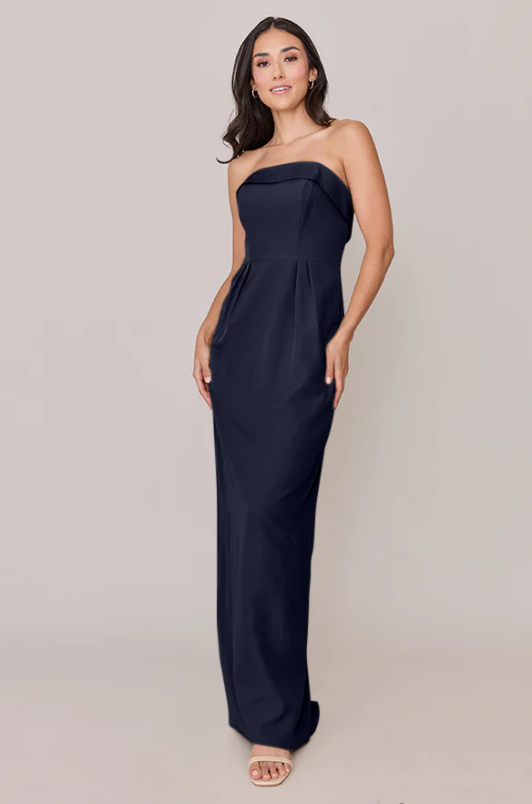 Caroline Crepe Dress | Made To Order - Image 67