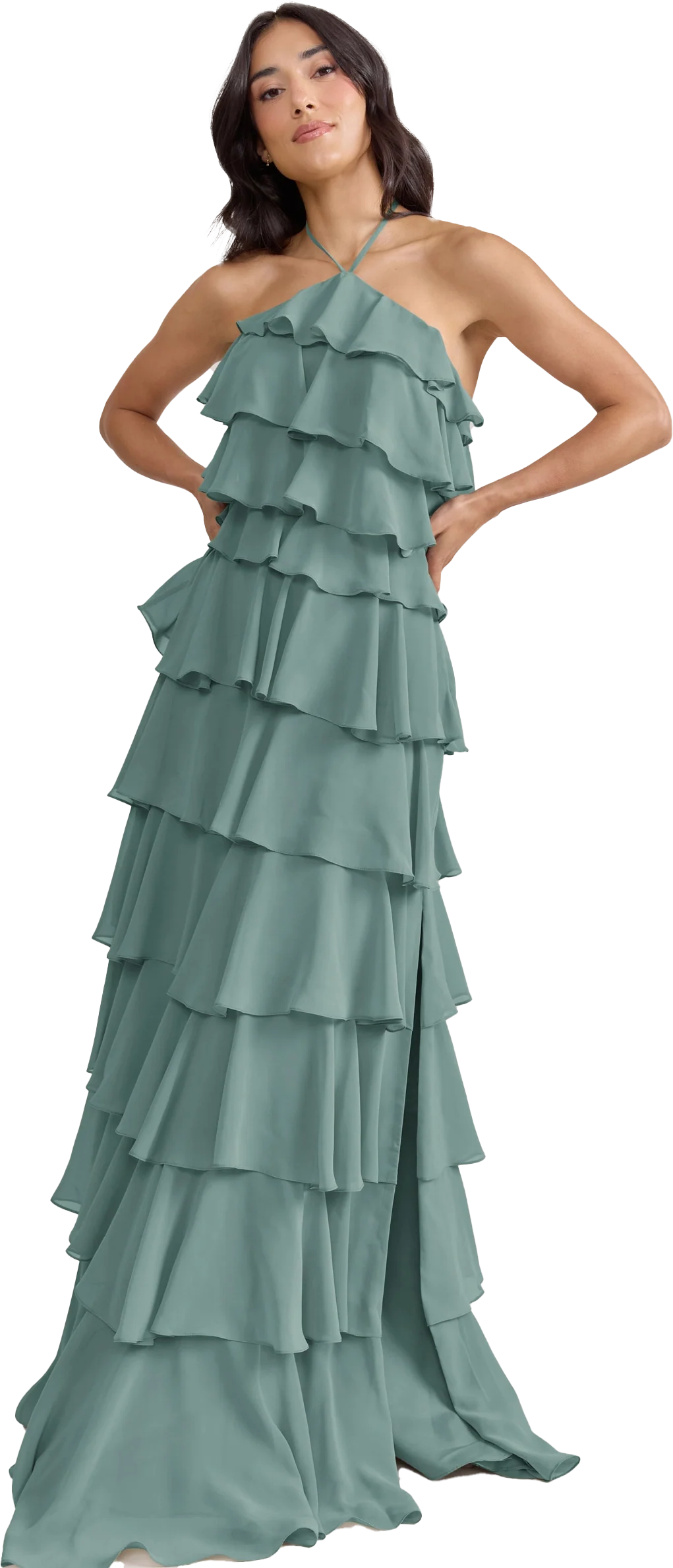 Carrie Chiffon Dress | Made To Order - Image 100