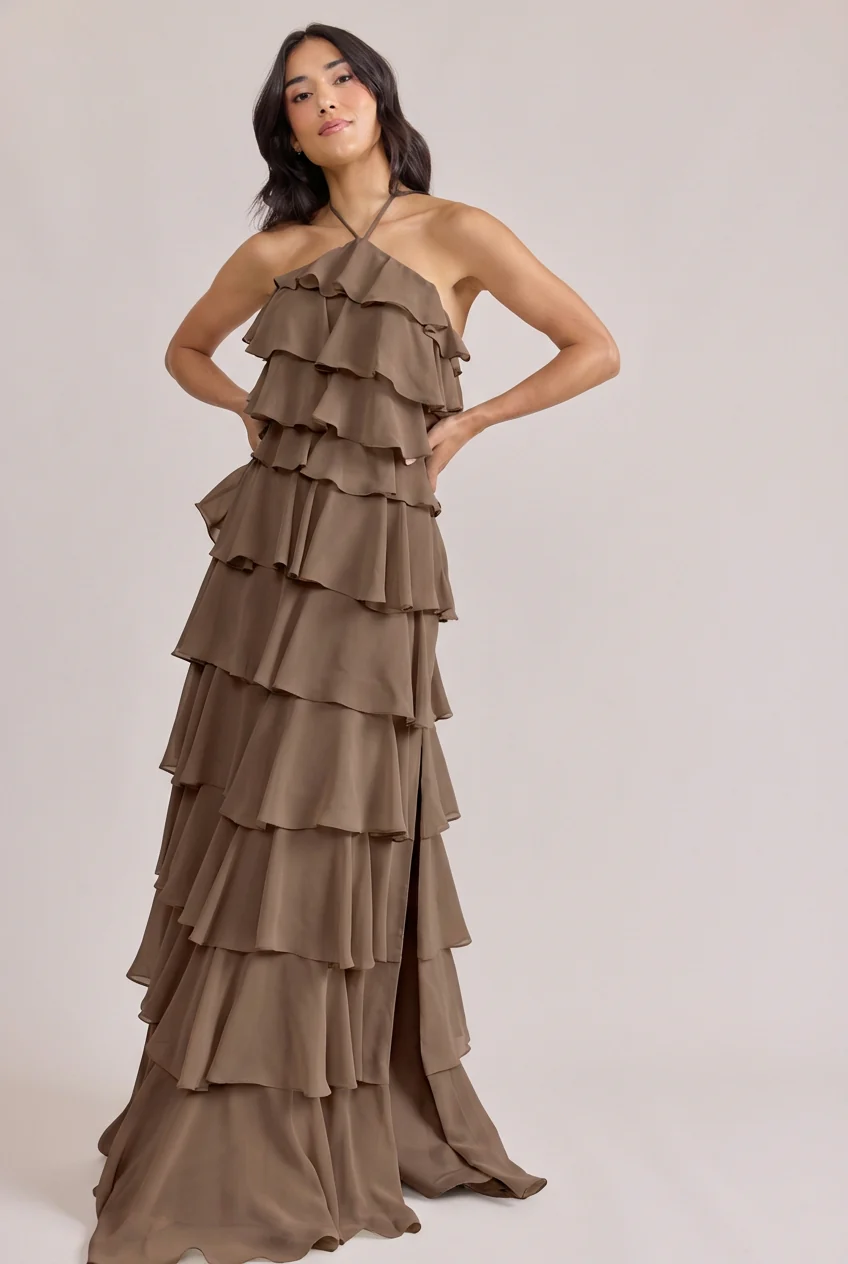Carrie Chiffon Dress | Made To Order - Image 125