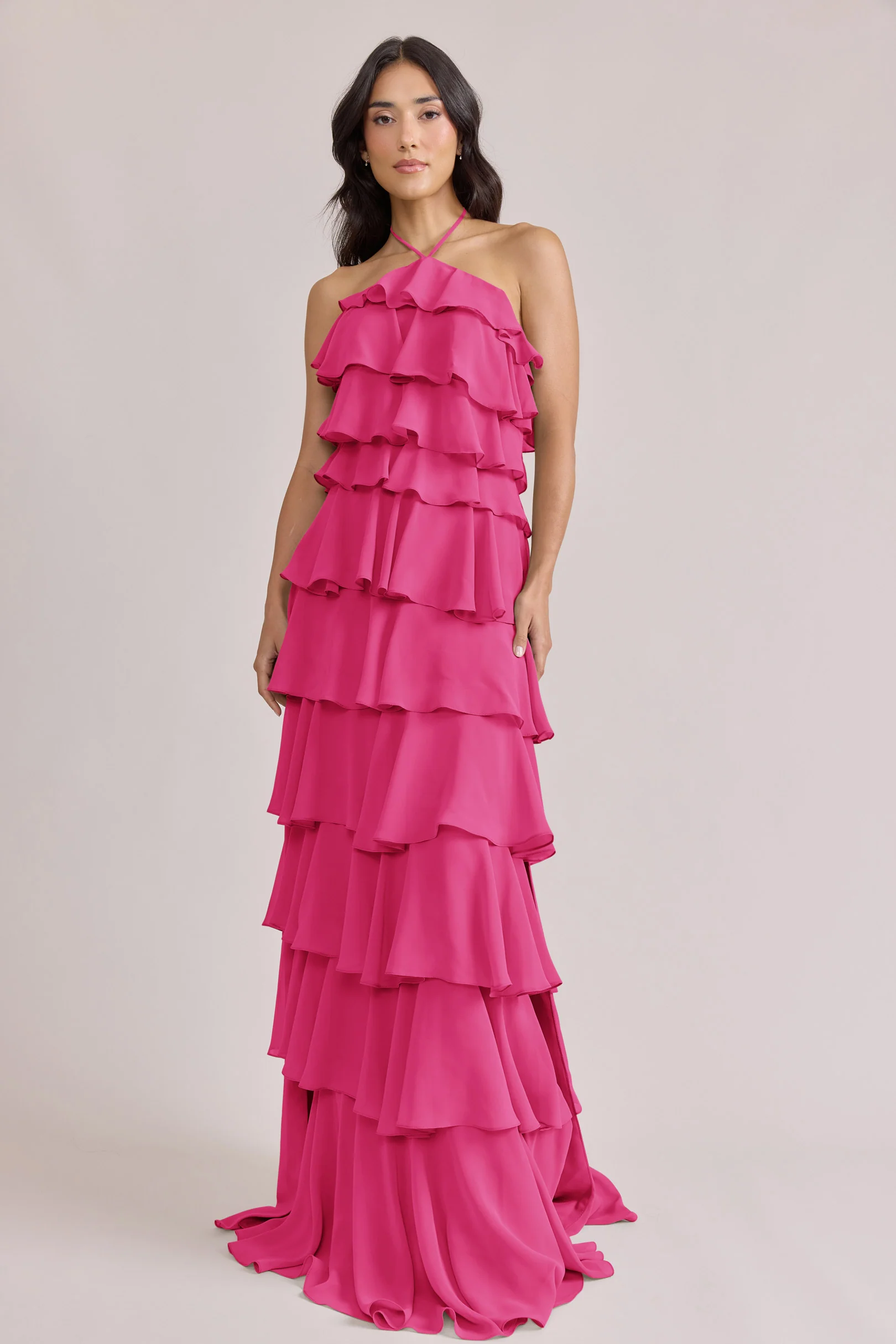 Carrie Chiffon Dress | Made To Order - Image 38