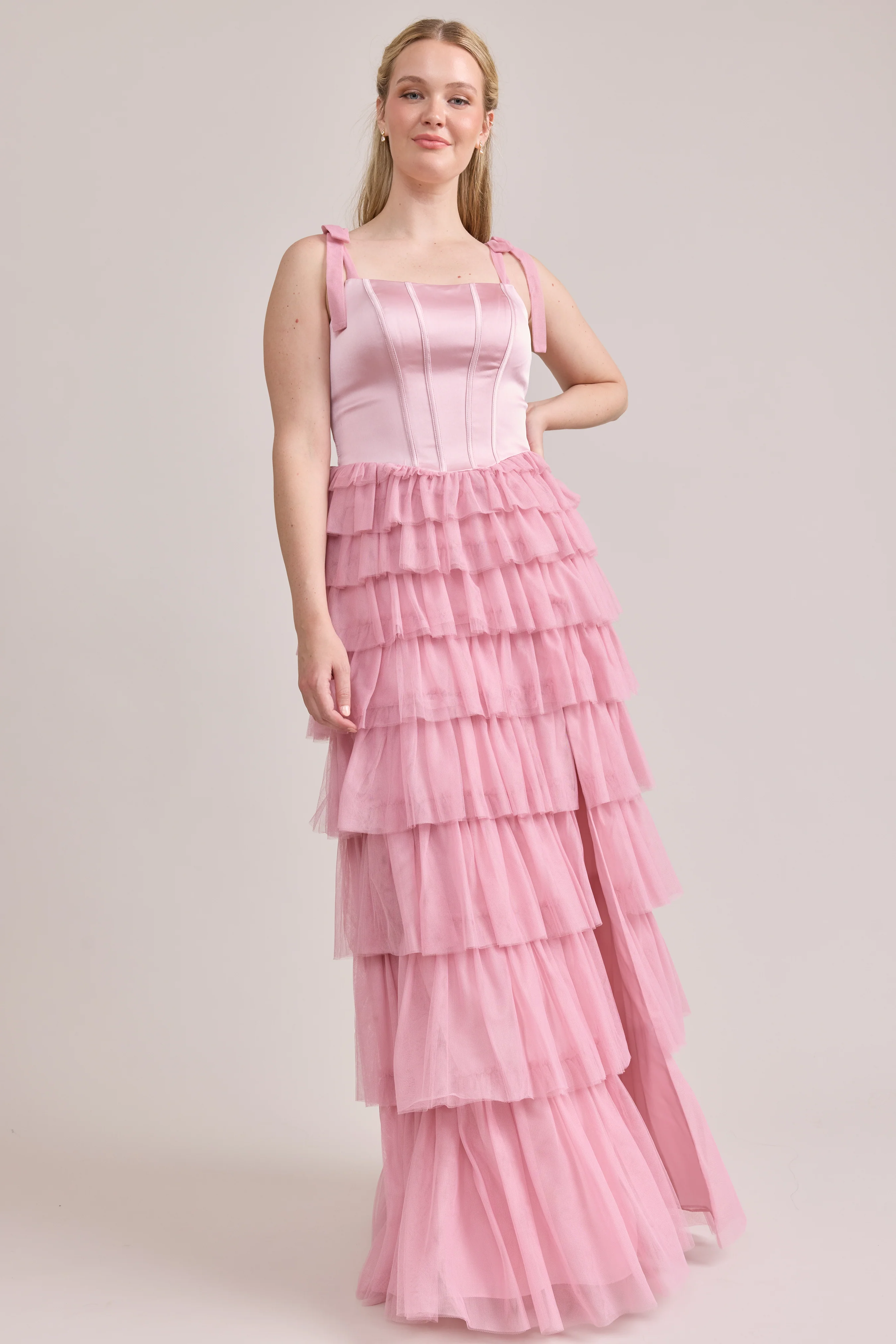 Charlotte Satin + Tulle Dress | Made To Order