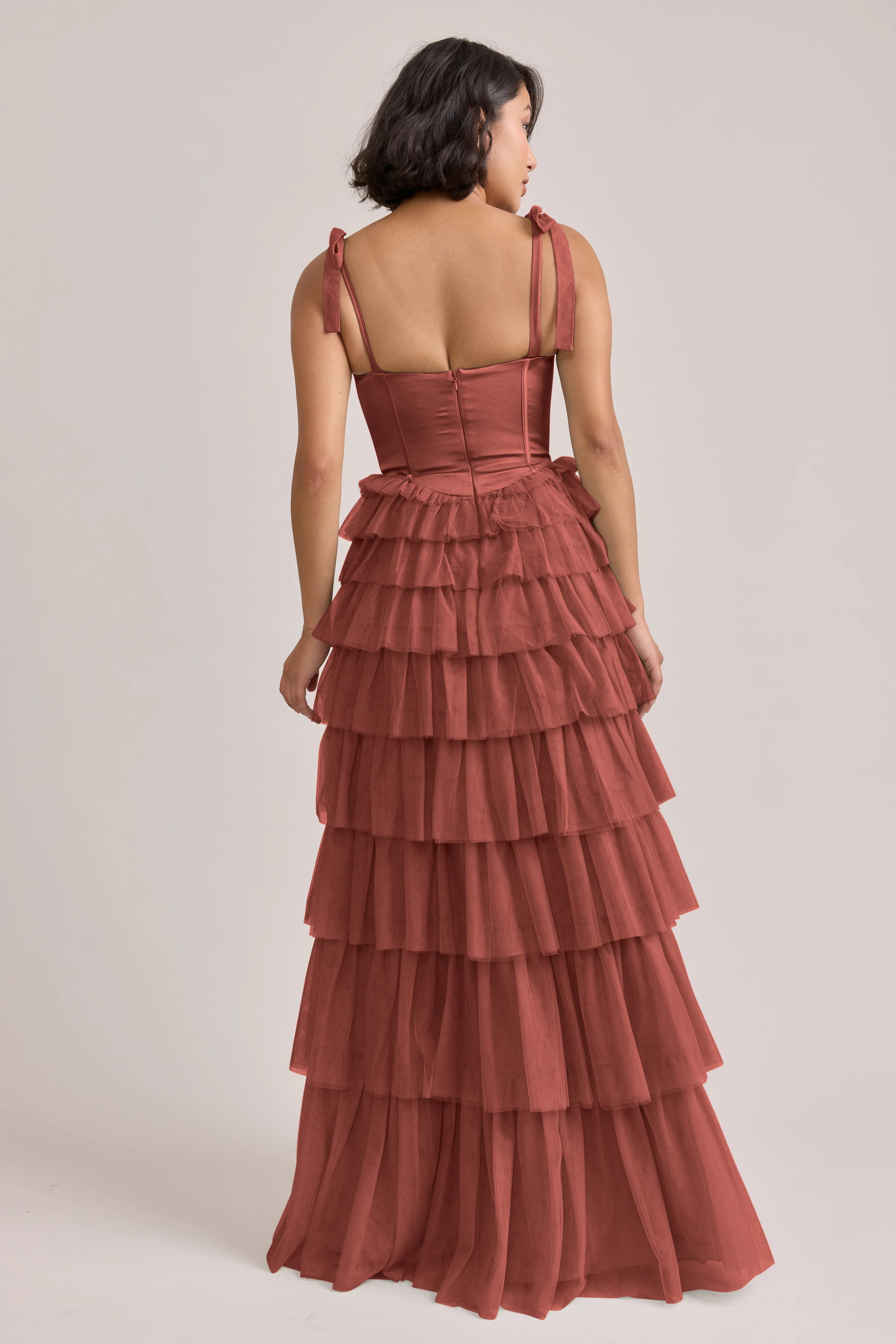Charlotte Satin + Tulle Dress | Made To Order - Image 12