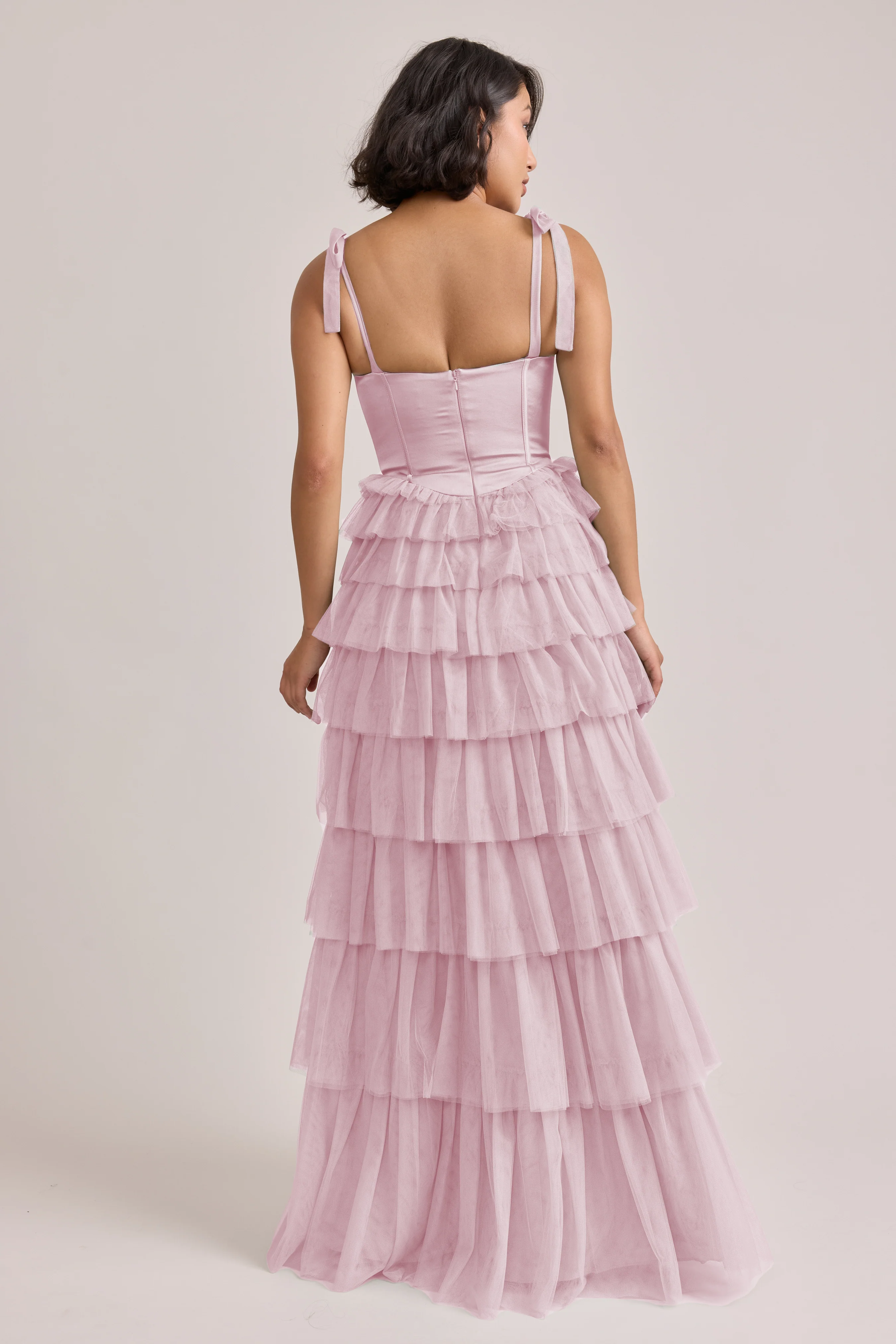 Charlotte Satin + Tulle Dress | Made To Order - Image 51
