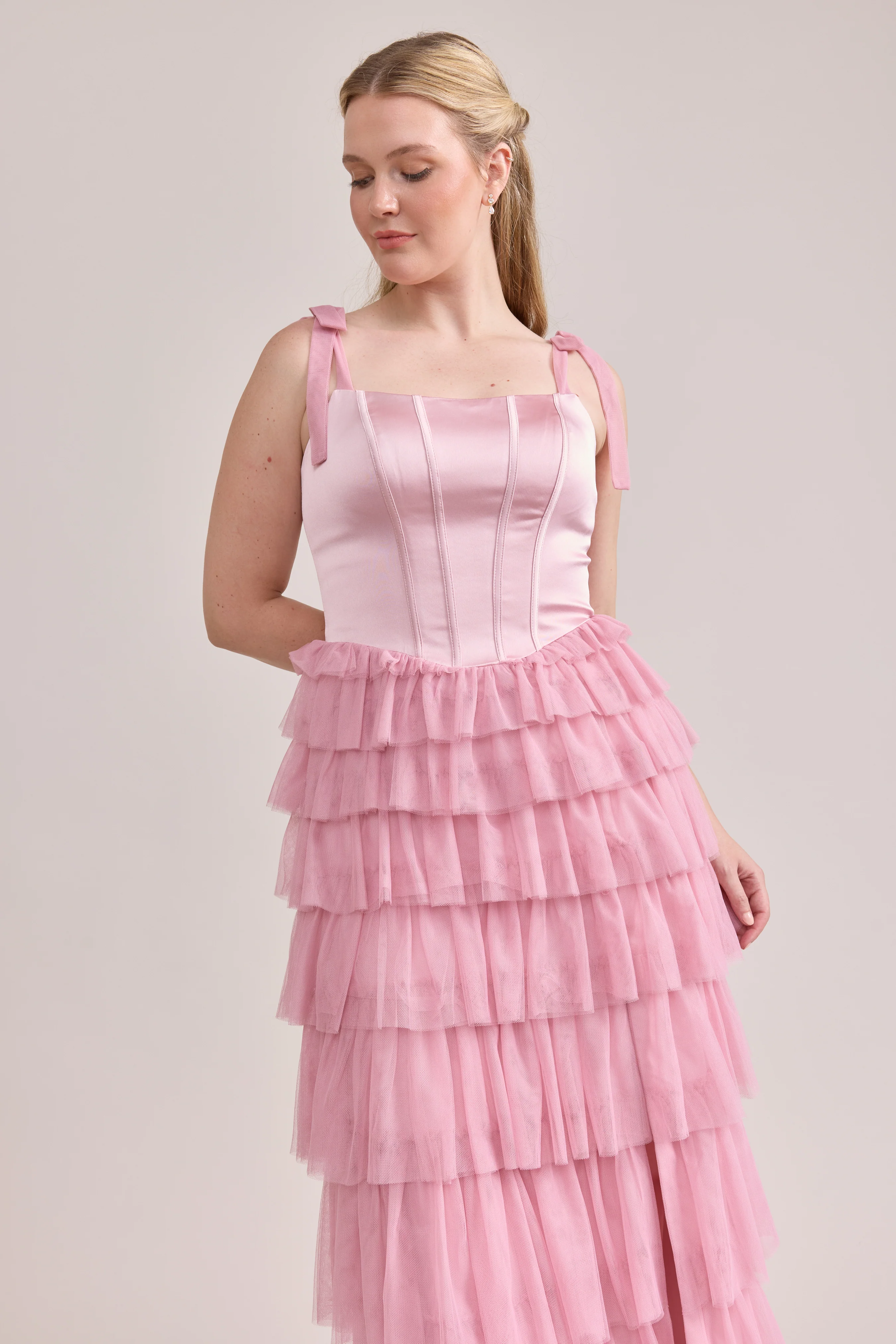 Charlotte Satin + Tulle Dress | Made To Order - Image 6