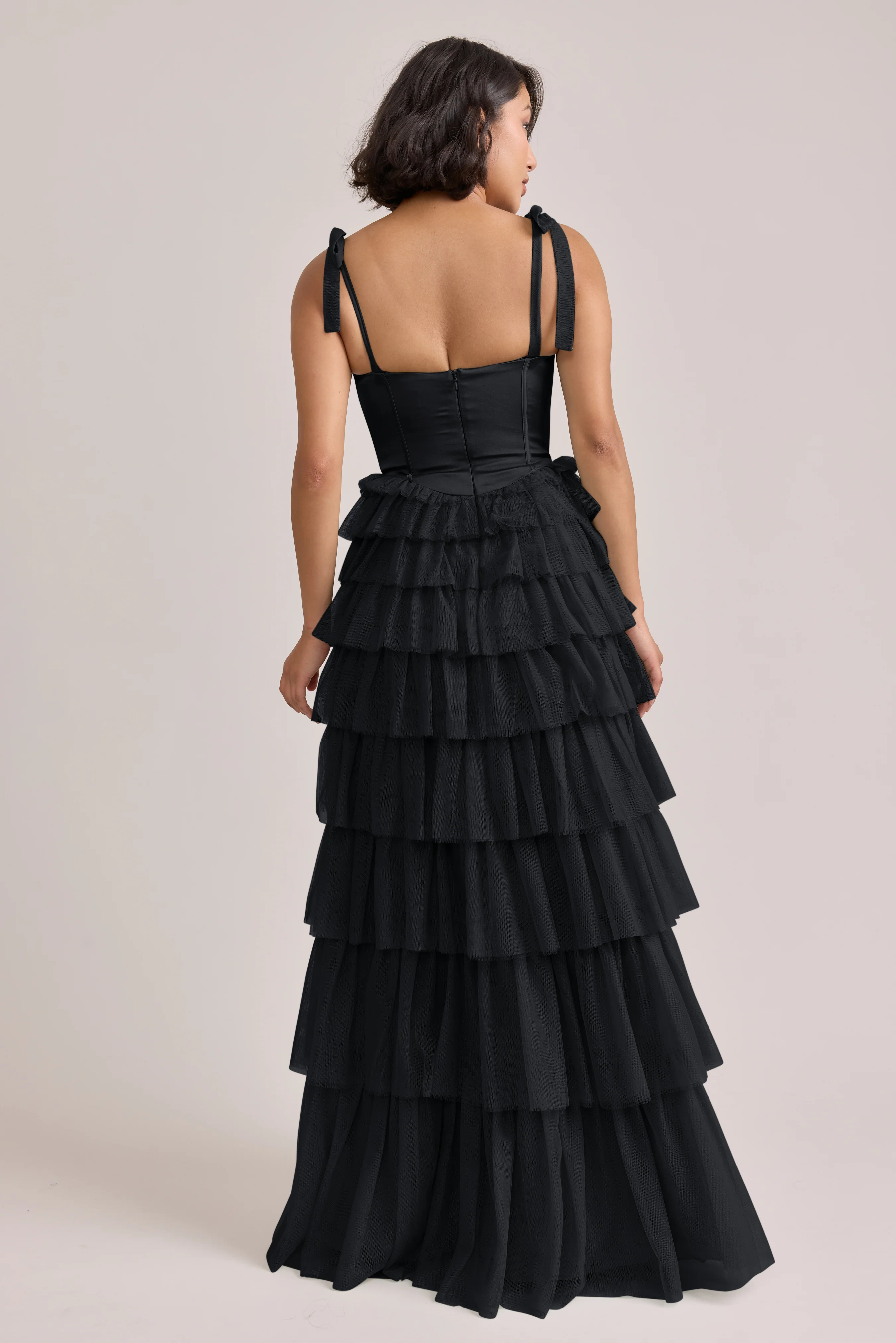 Charlotte Satin + Tulle Dress | Made To Order - Image 8