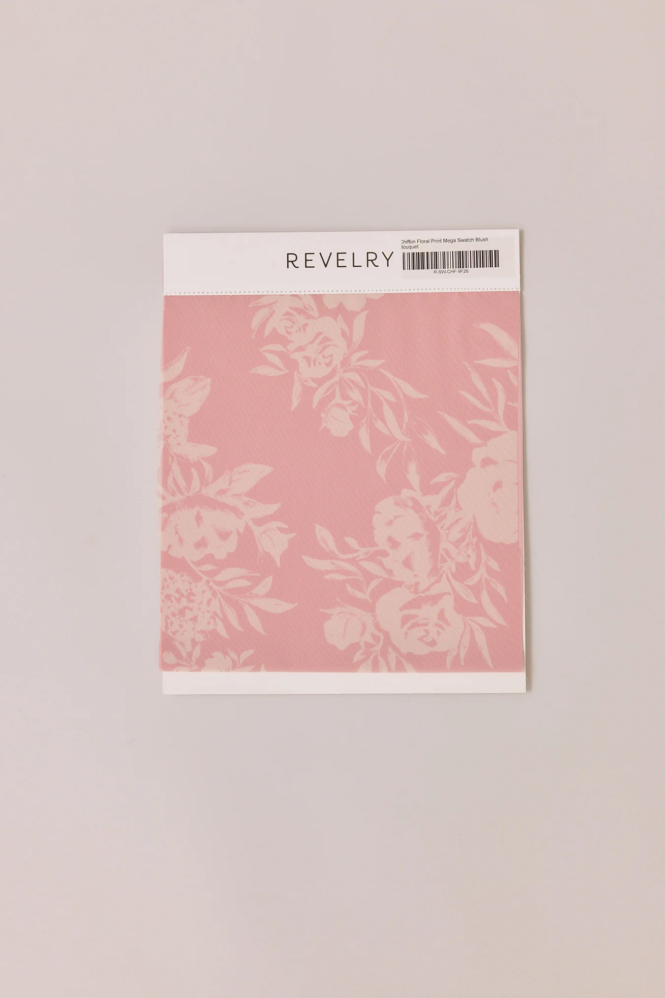 Chiffon Floral Print Mega Swatch | Ready To Ship | Blush Bouquet