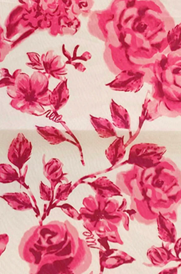 Chiffon Floral Print Pocket Square | Made To Order - Image 10