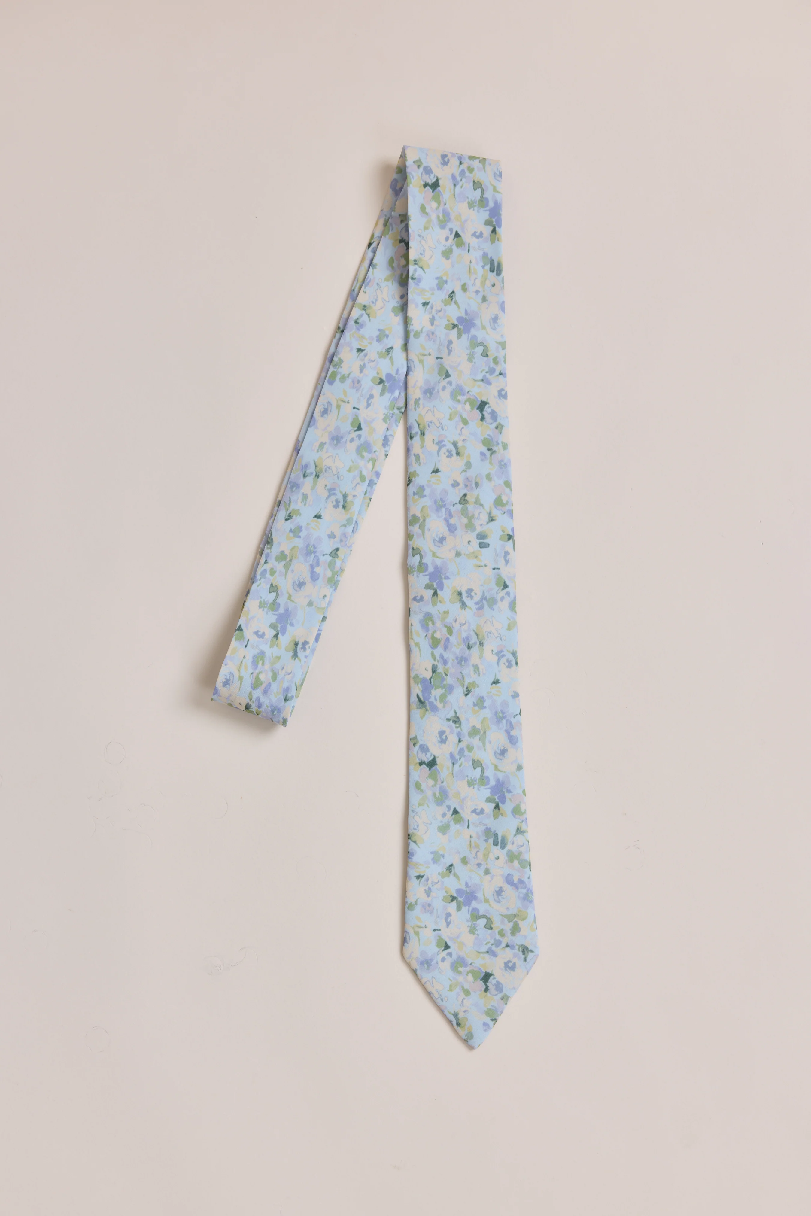 Chiffon Floral Print Tie | Made To Order - Image 20