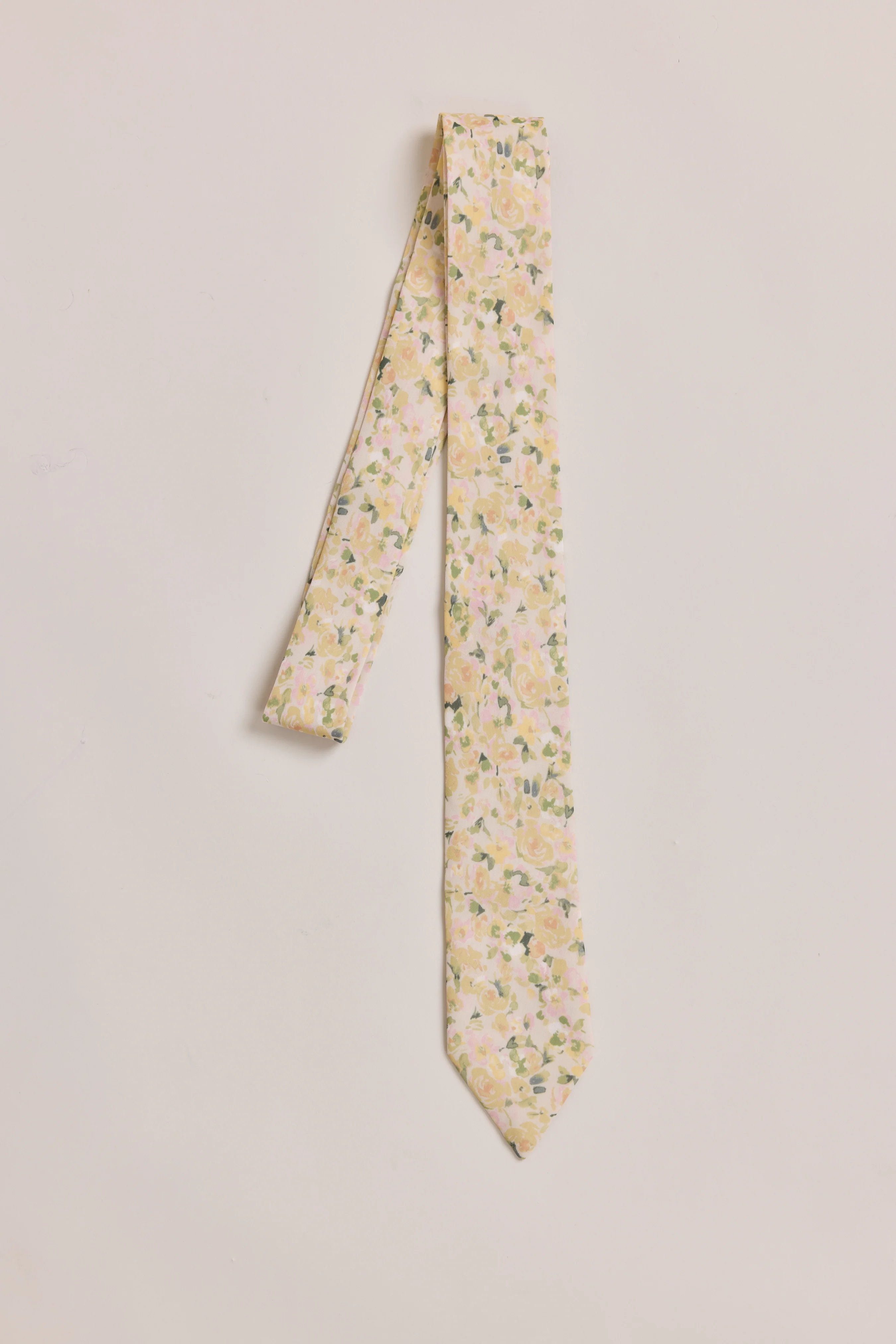 Chiffon Floral Print Tie | Made To Order - Image 21