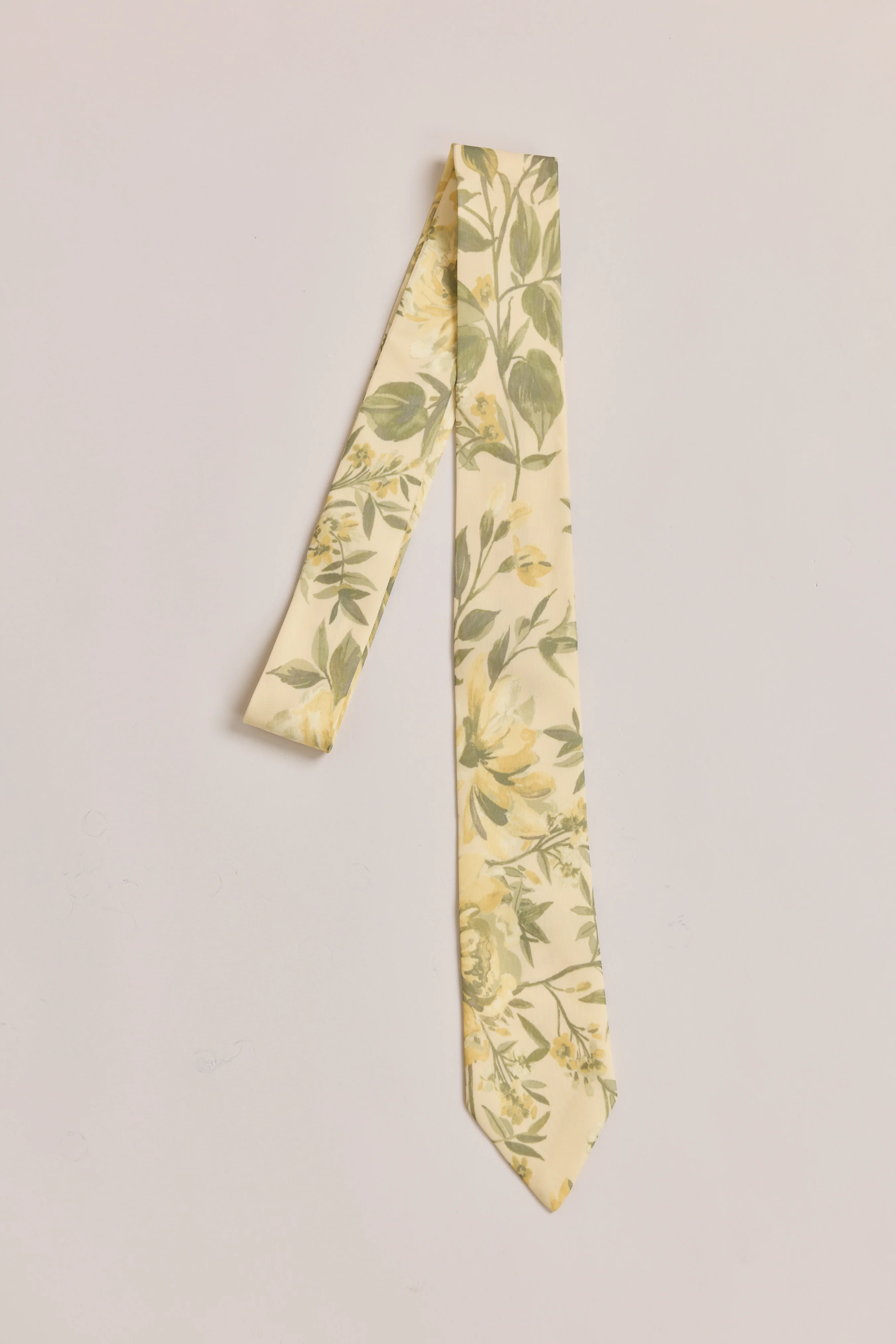 Chiffon Floral Print Tie | Made To Order - Image 22