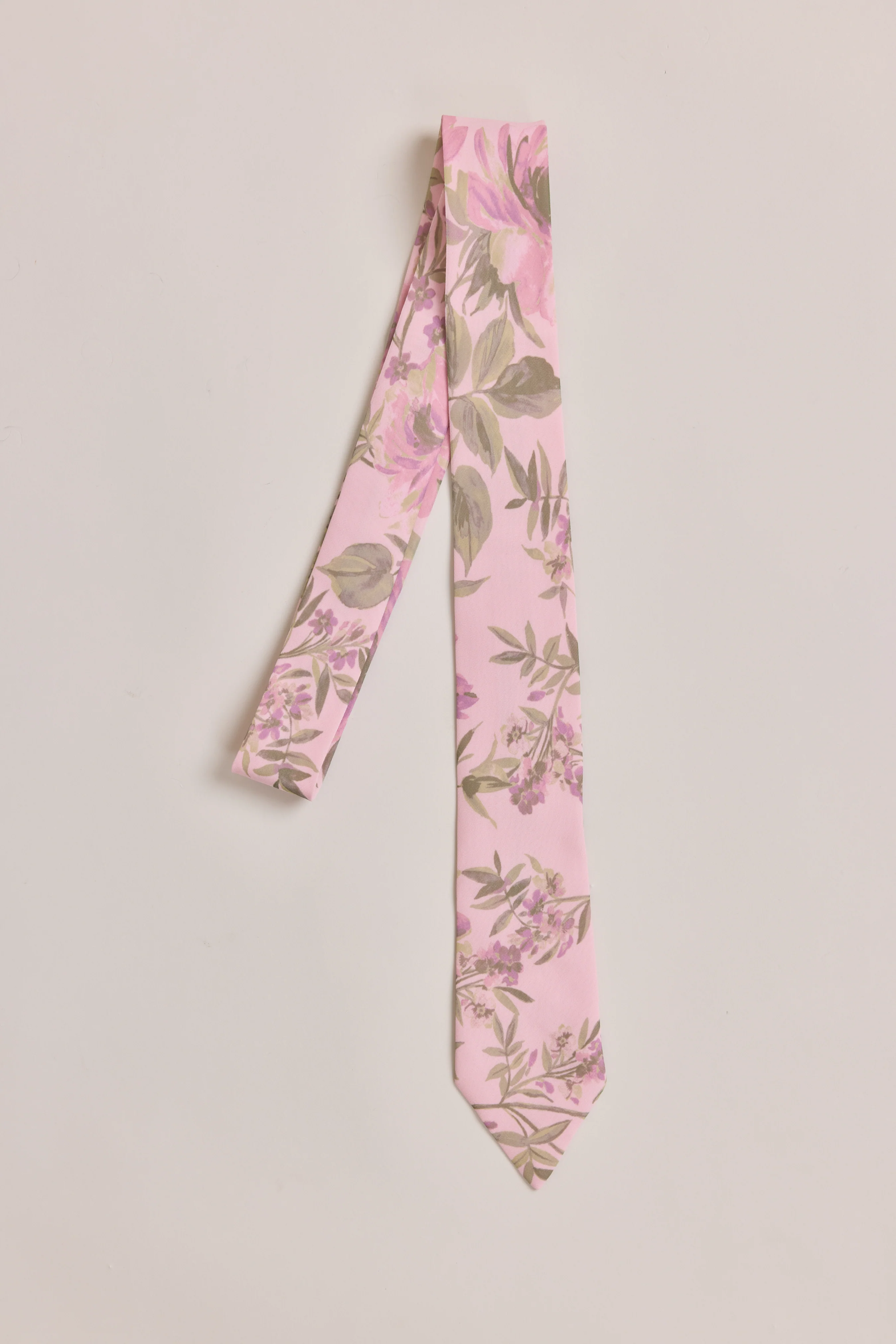 Chiffon Floral Print Tie | Made To Order - Image 23