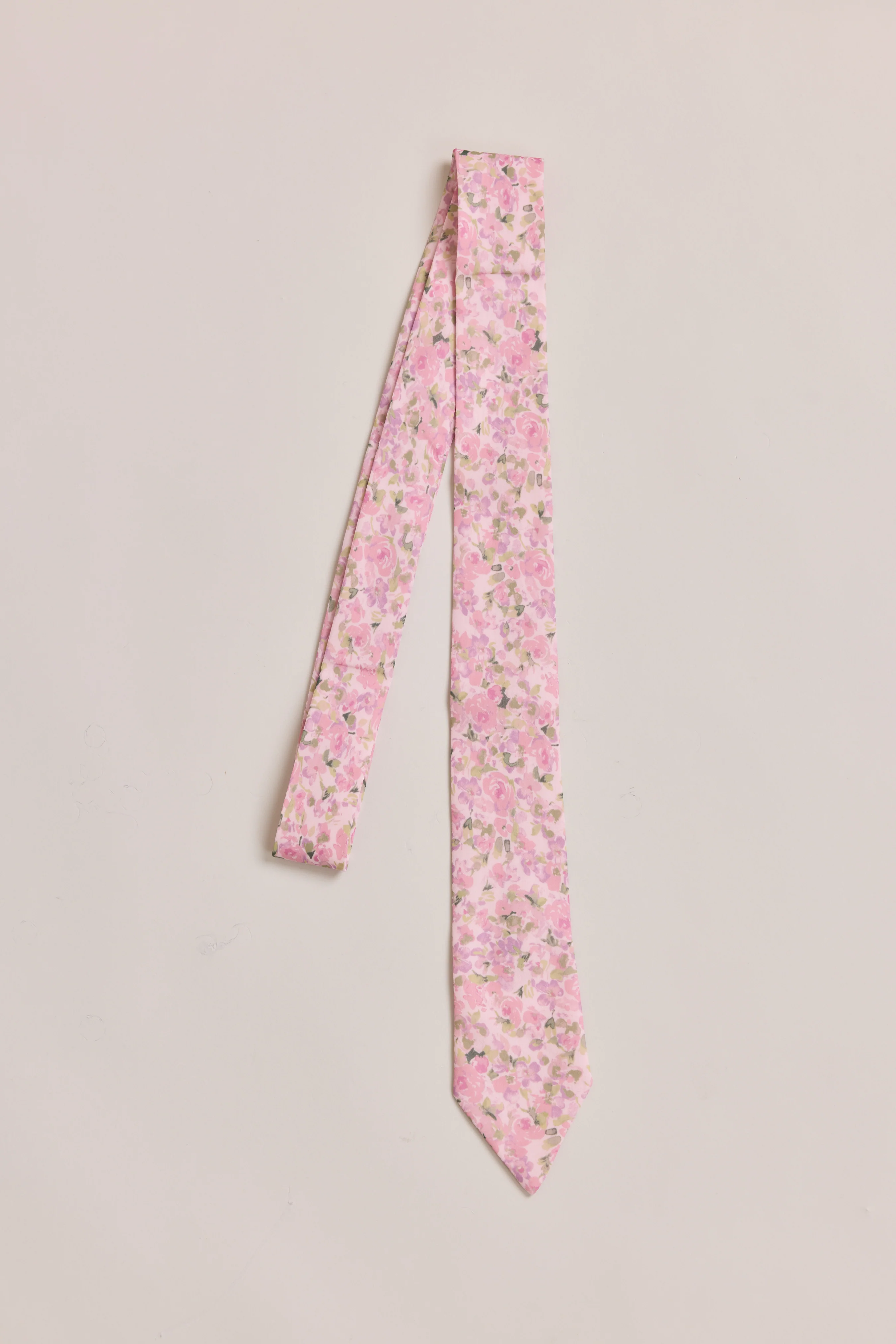 Chiffon Floral Print Tie | Made To Order - Image 24