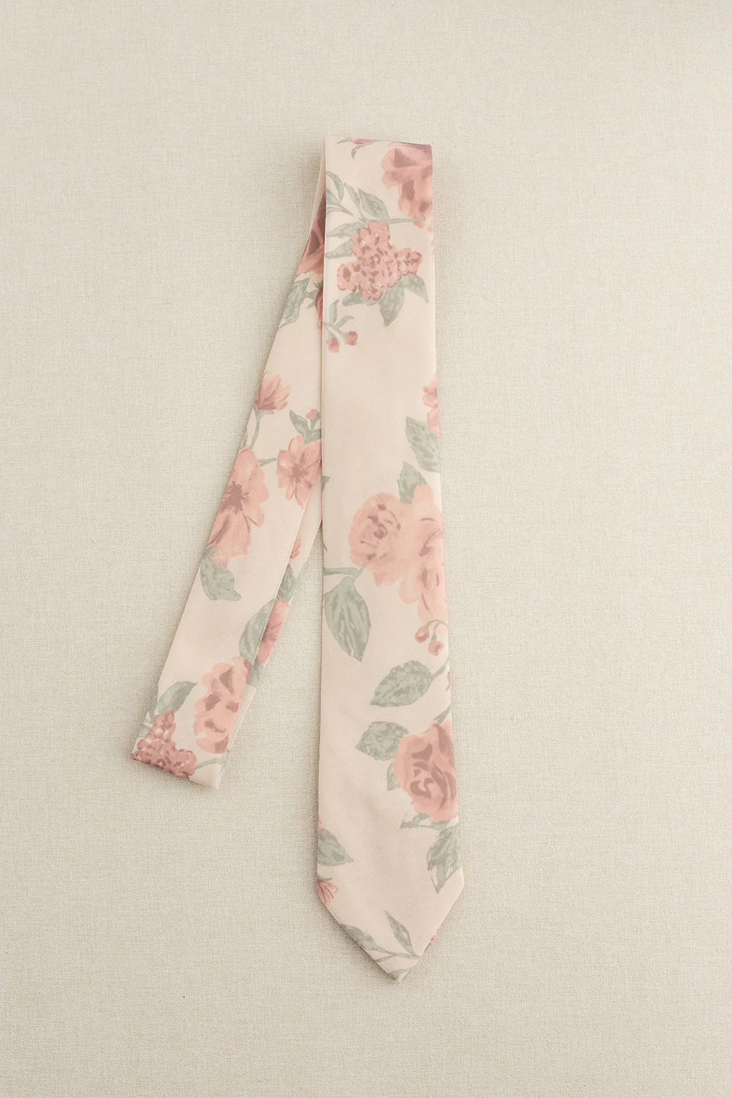 Chiffon Floral Print Tie | Made To Order - Image 7
