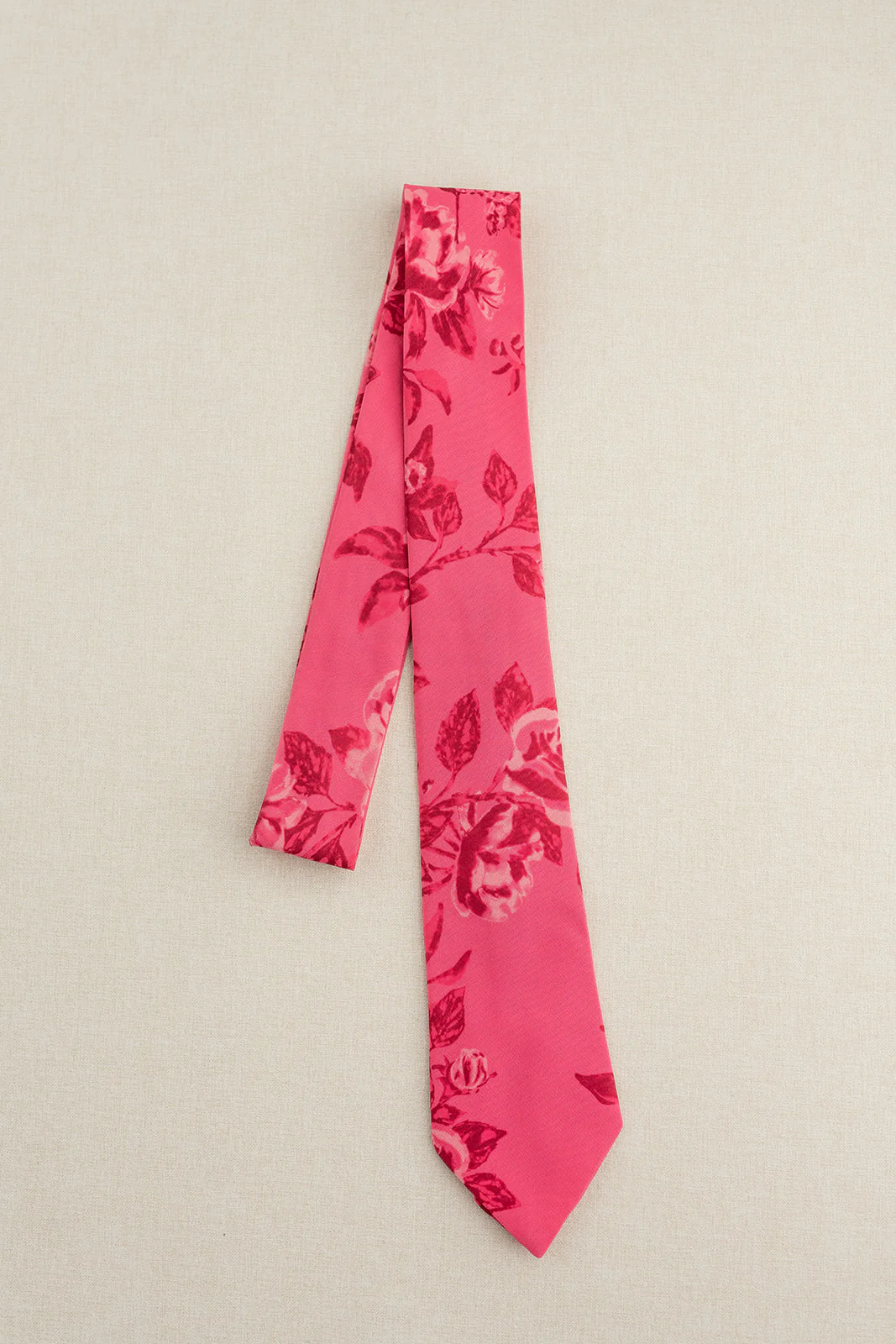 Chiffon Floral Print Tie | Made To Order - Image 9