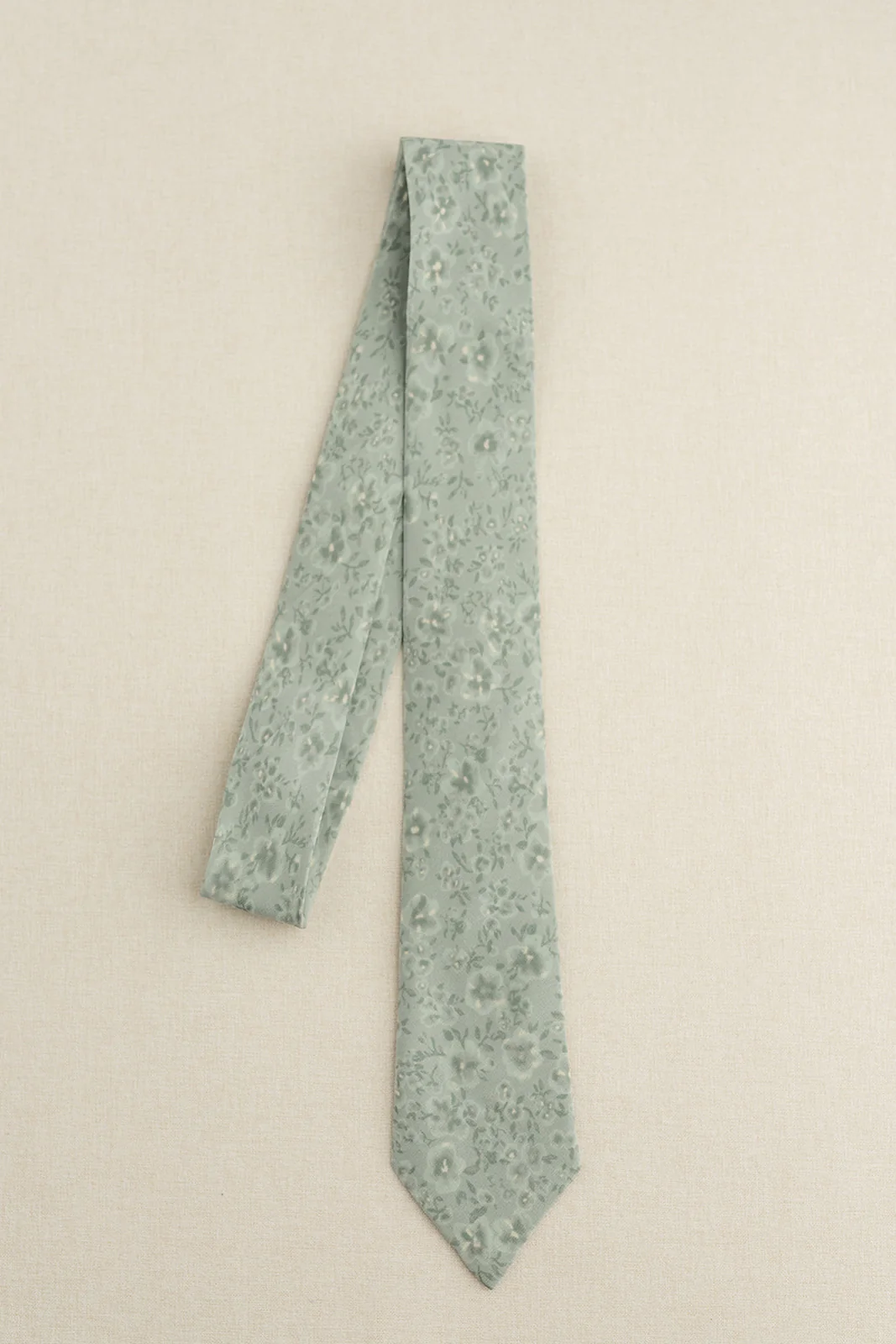 Chiffon Floral Print Tie | Made To Order - Image 5