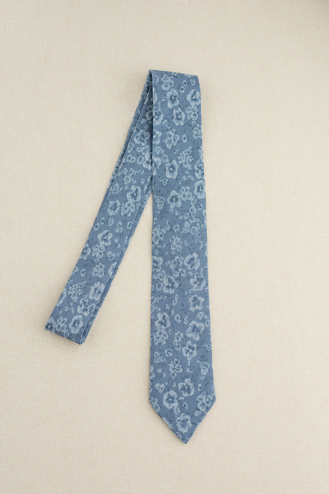 Chiffon Floral Print Tie | Made To Order - Image 3