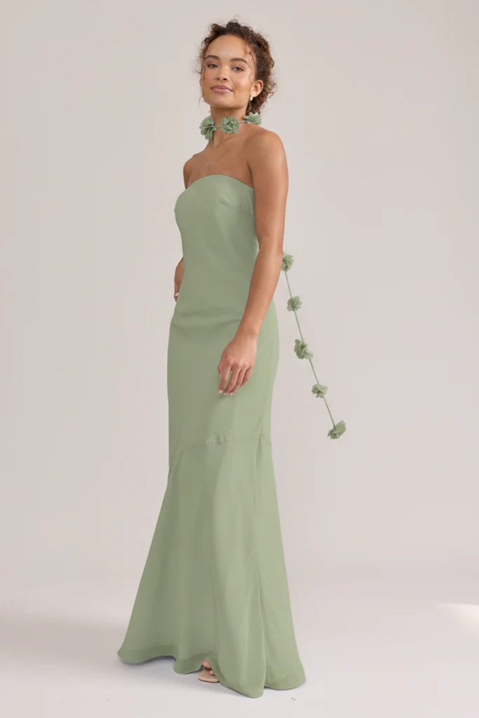 Chiffon Luxe Floral Scarf | Made To Order - Image 2