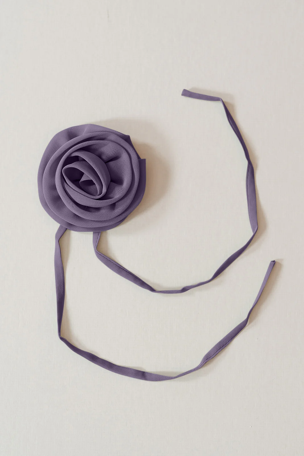 Chiffon Rose Neck Tie | Made To Order - Image 22