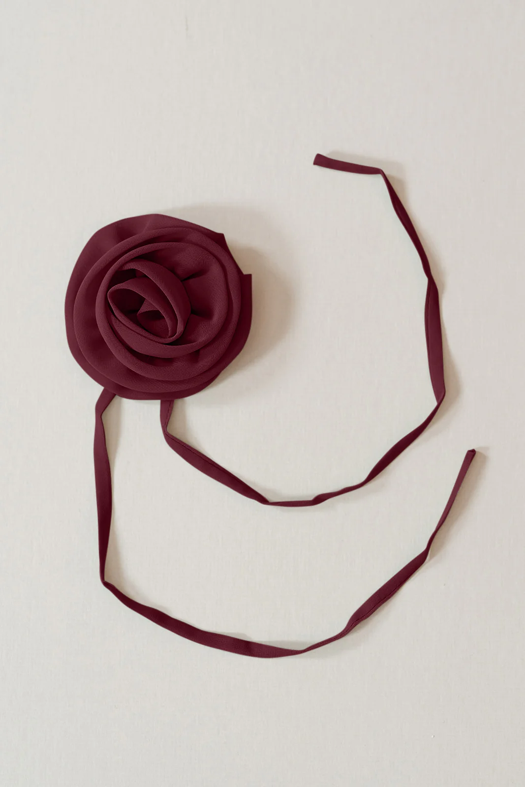 Chiffon Rose Neck Tie | Made To Order - Image 28