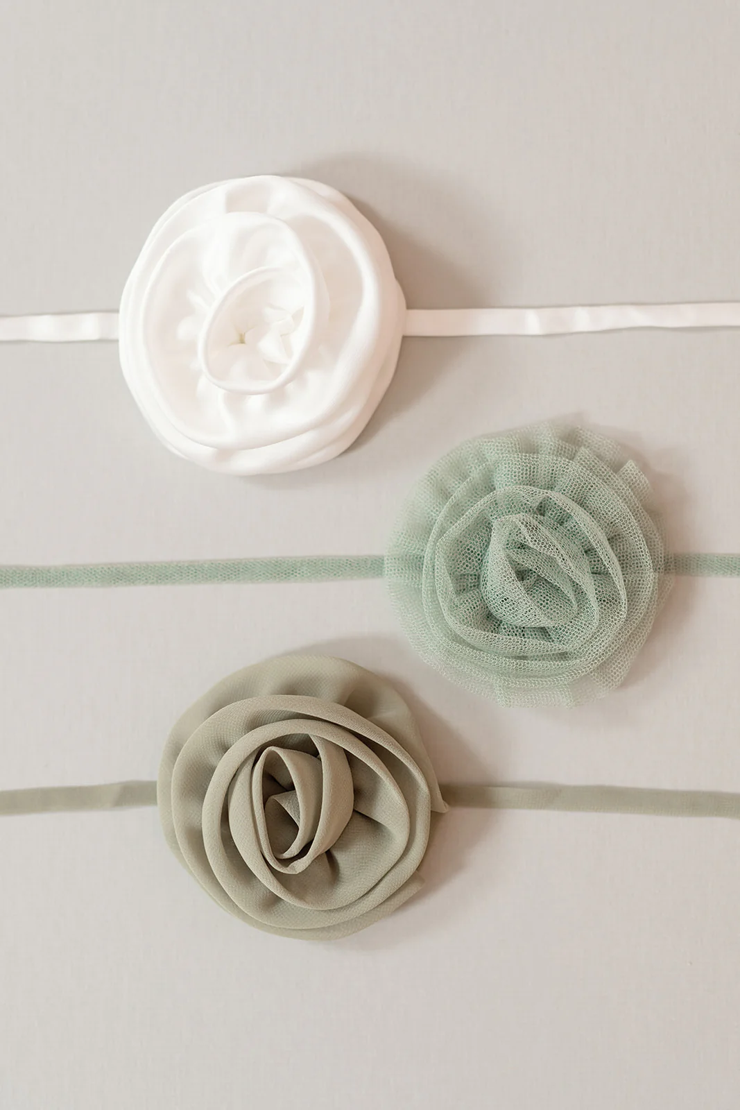 Chiffon Rose Neck Tie | Made To Order - Image 3