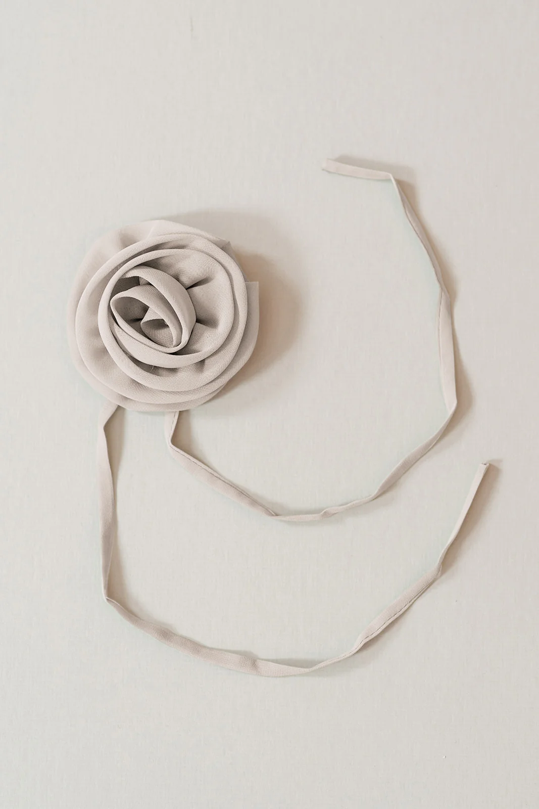 Chiffon Rose Neck Tie | Made To Order - Image 39