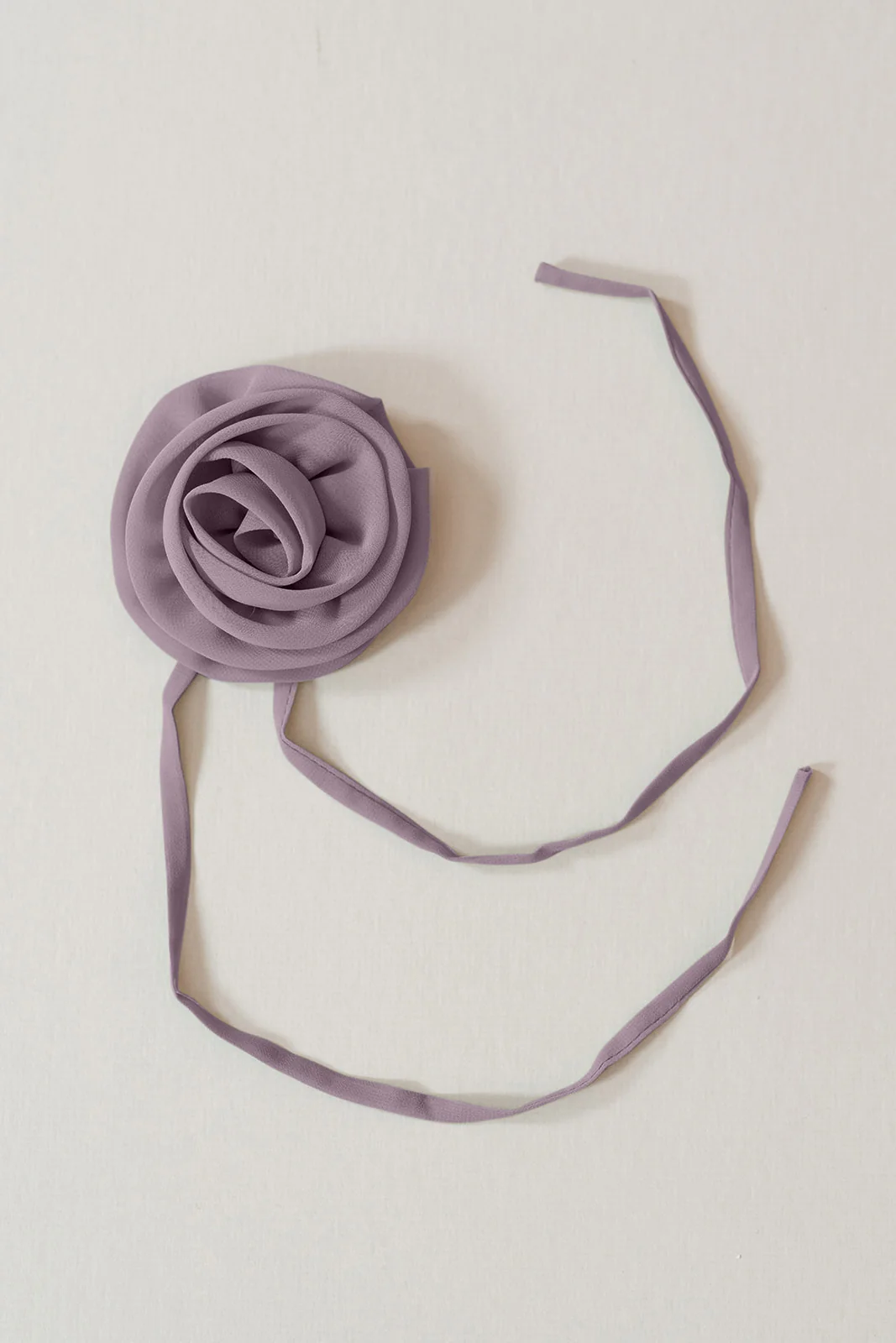 Chiffon Rose Neck Tie | Made To Order - Image 42