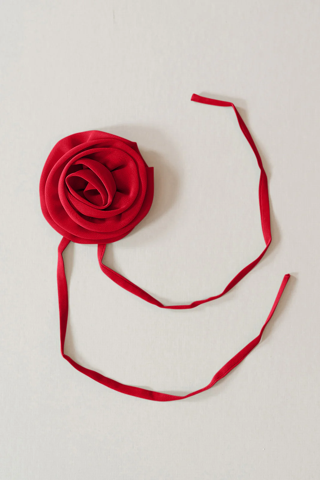 Chiffon Rose Neck Tie | Made To Order - Image 43