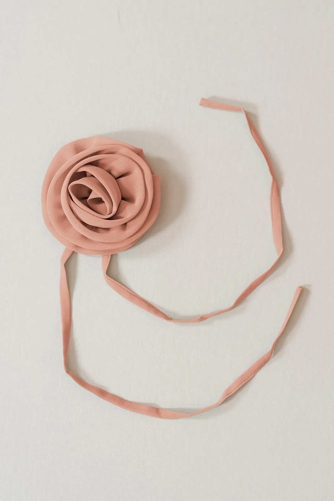Chiffon Rose Neck Tie | Made To Order - Image 49