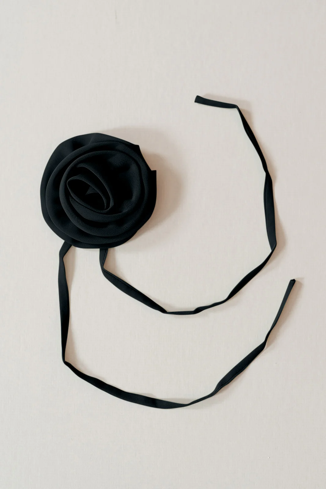 Chiffon Rose Neck Tie | Made To Order - Image 5