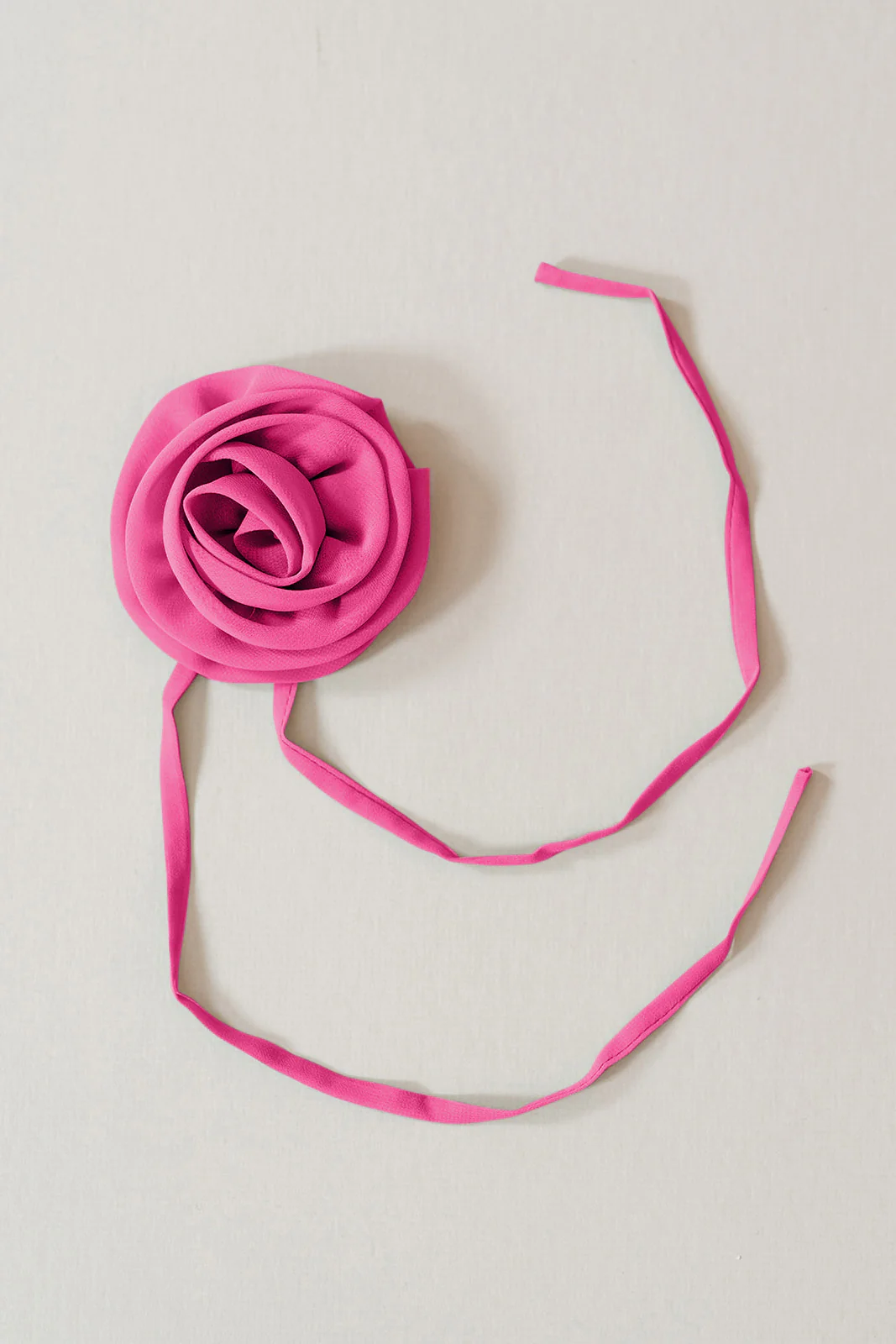 Chiffon Rose Neck Tie | Made To Order - Image 54