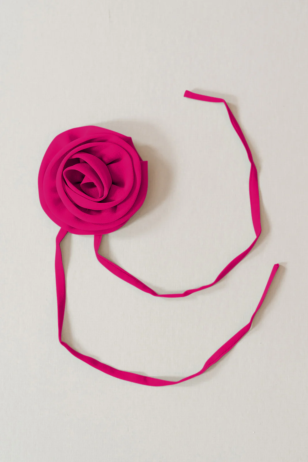 Chiffon Rose Neck Tie | Made To Order - Image 56
