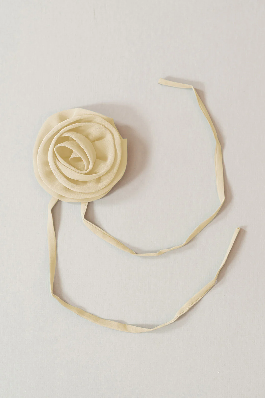 Chiffon Rose Neck Tie | Made To Order - Image 63