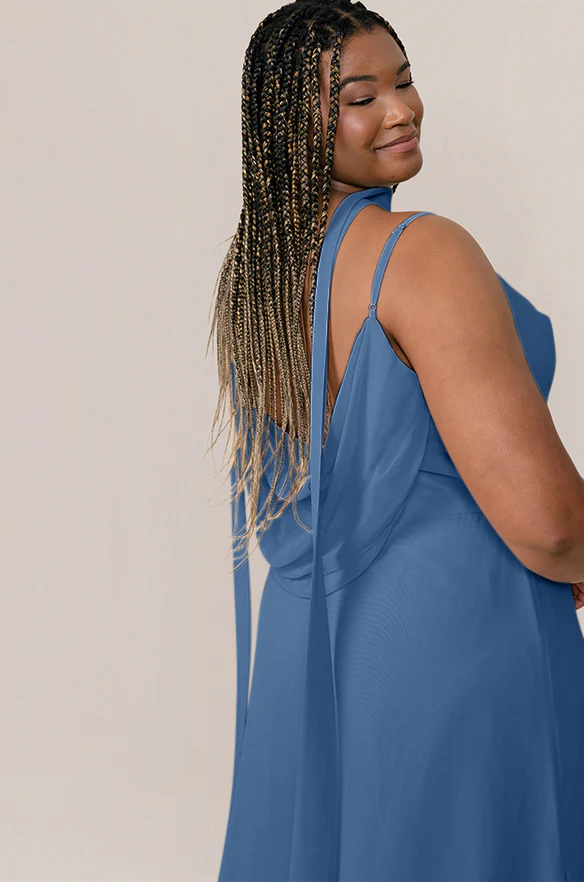 Chiffon Skinny Scarf | Made To Order - Image 16