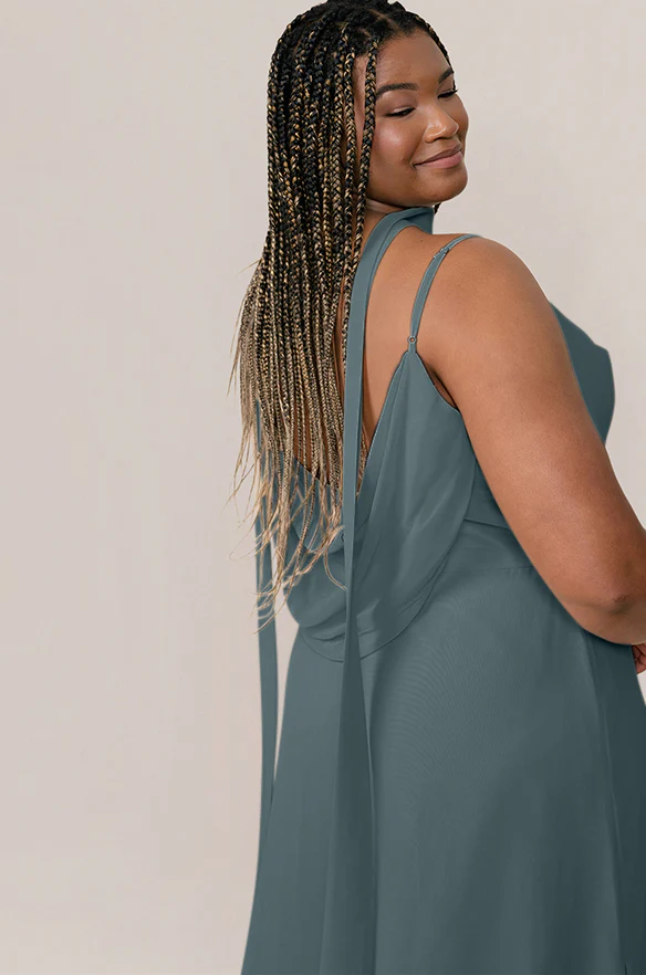Chiffon Skinny Scarf | Made To Order - Image 18