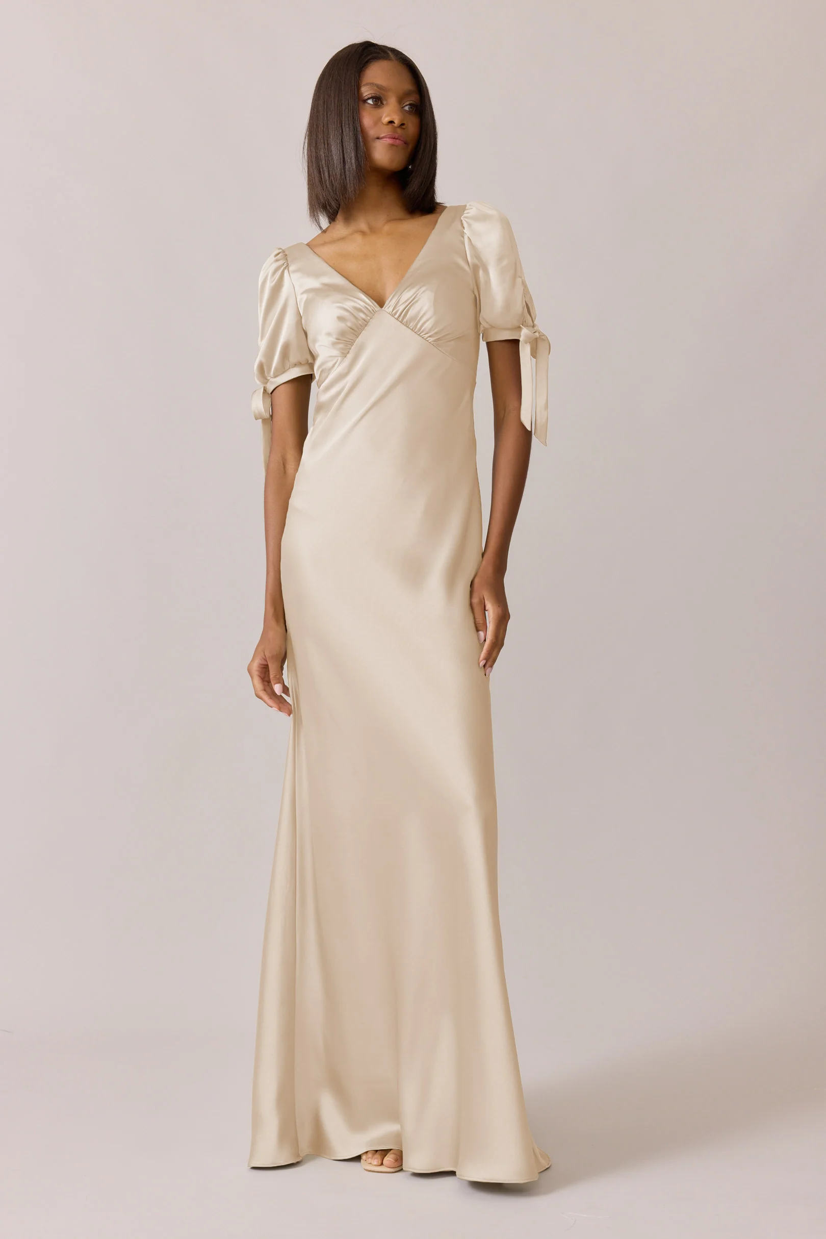 Daisy Satin Dress | Made To Order - Image 101