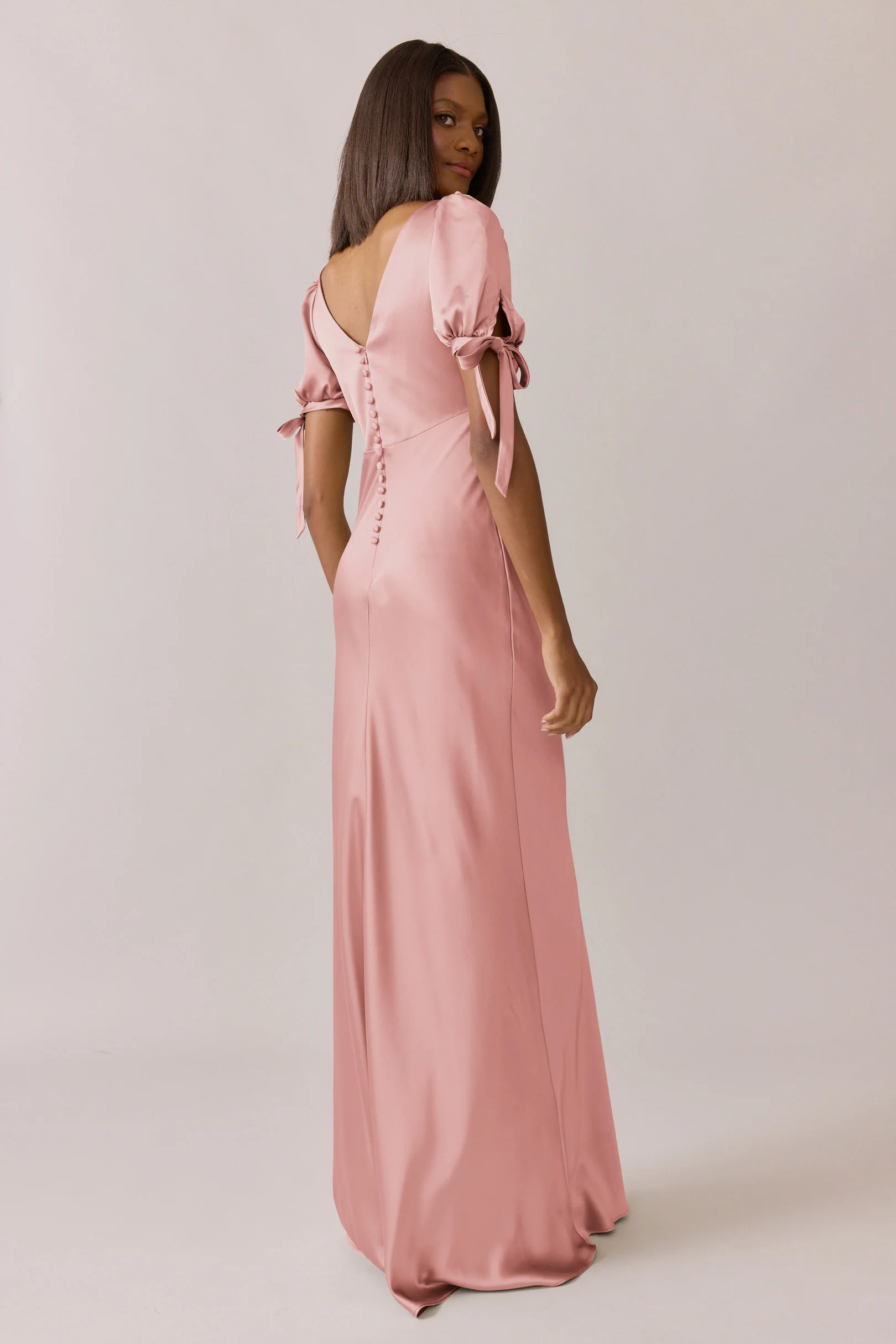 Daisy Satin Dress | Made To Order - Image 18