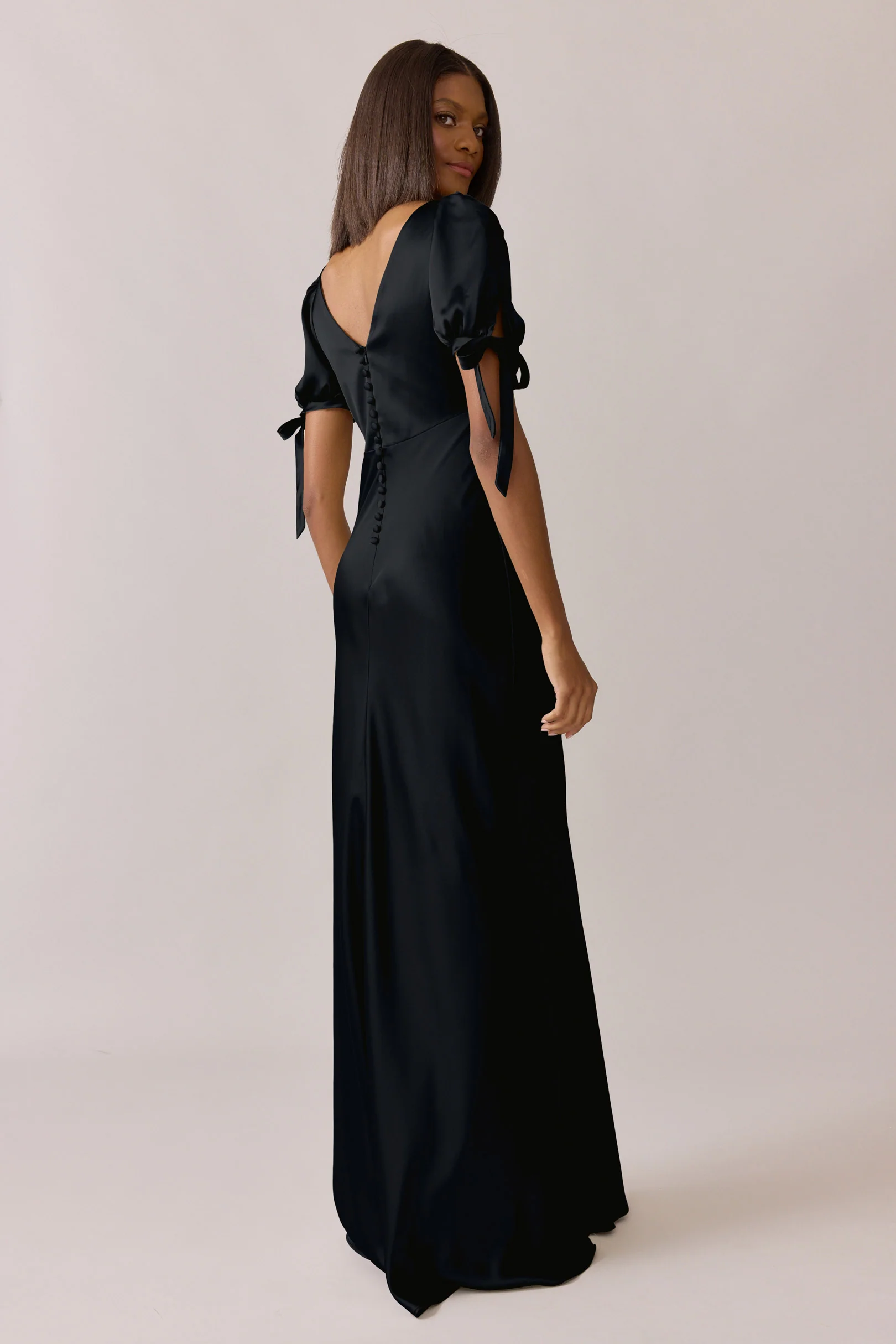 Daisy Satin Dress | Made To Order - Image 22
