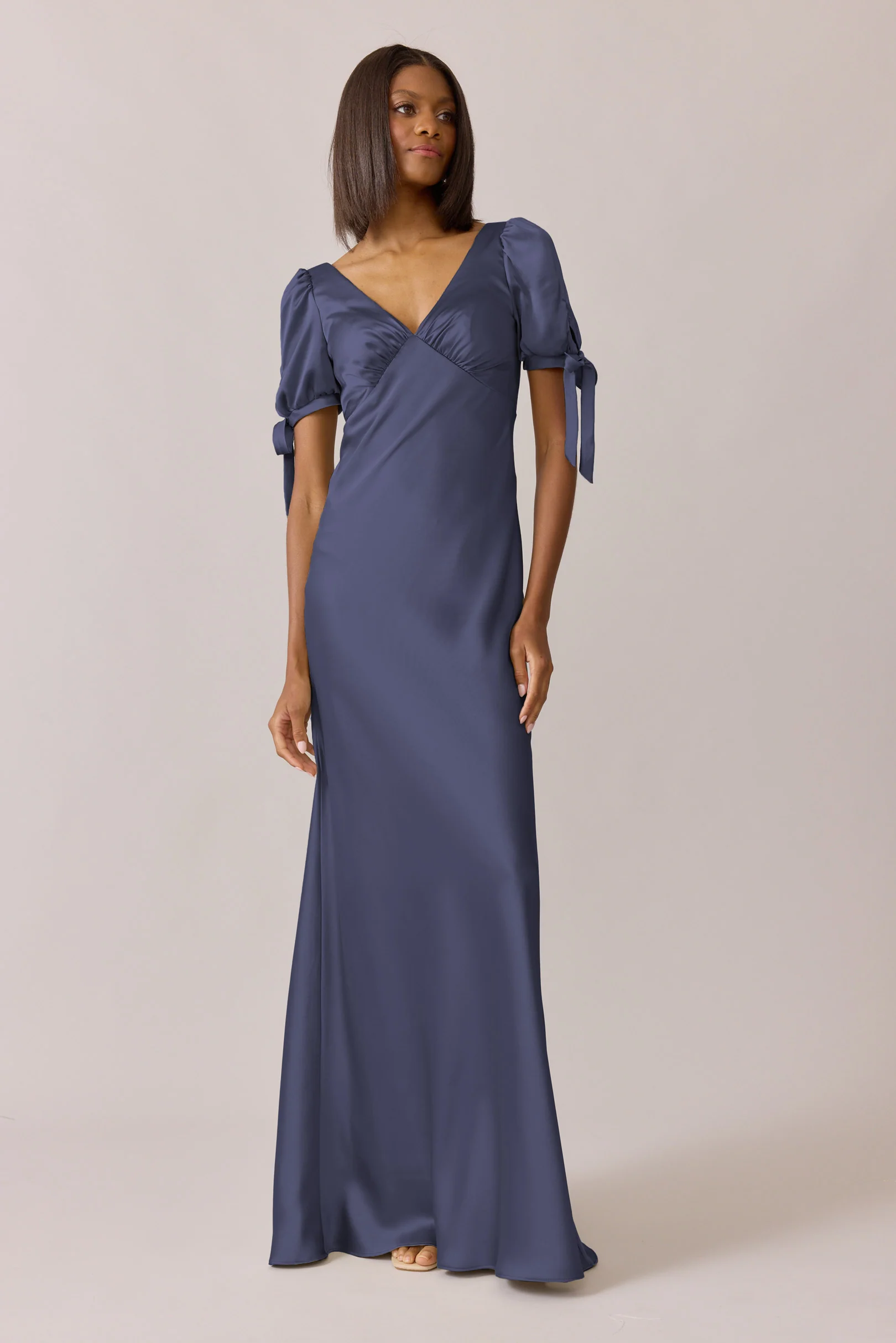 Daisy Satin Dress | Made To Order - Image 33