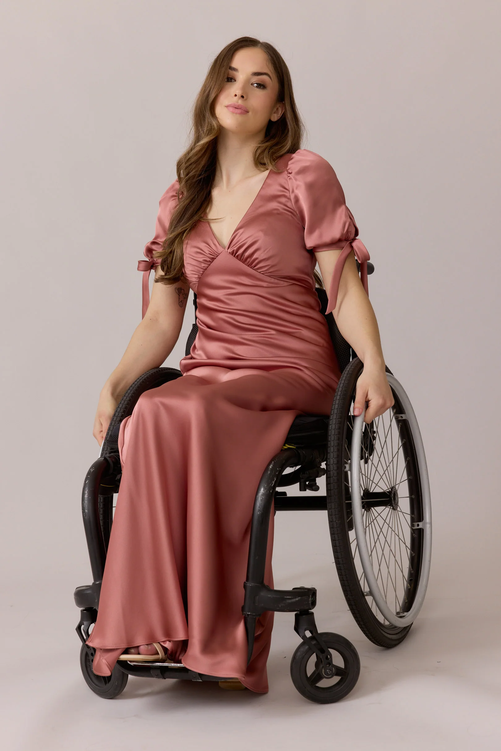 Daisy Satin Dress | Made To Order - Image 4