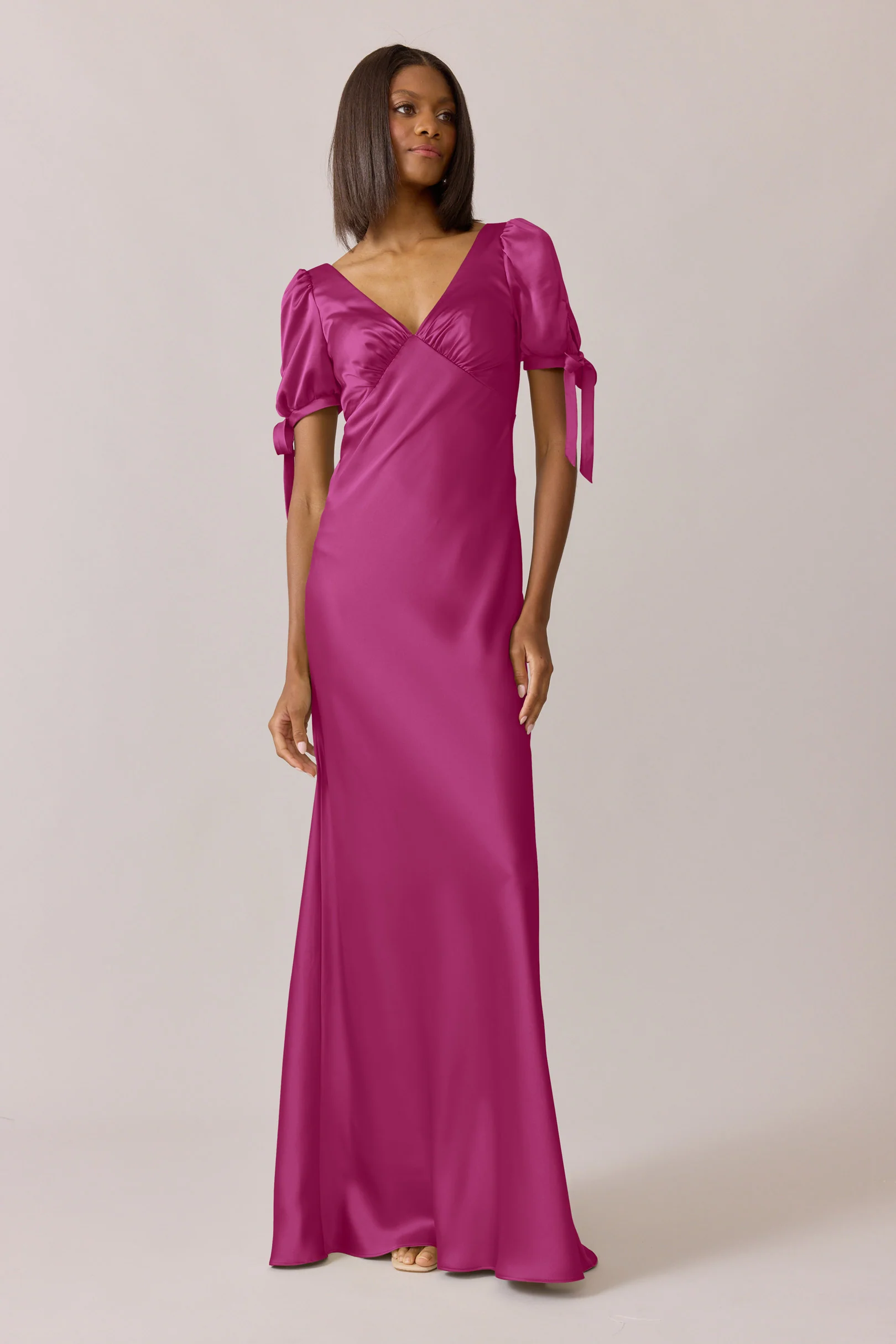 Daisy Satin Dress | Made To Order - Image 41