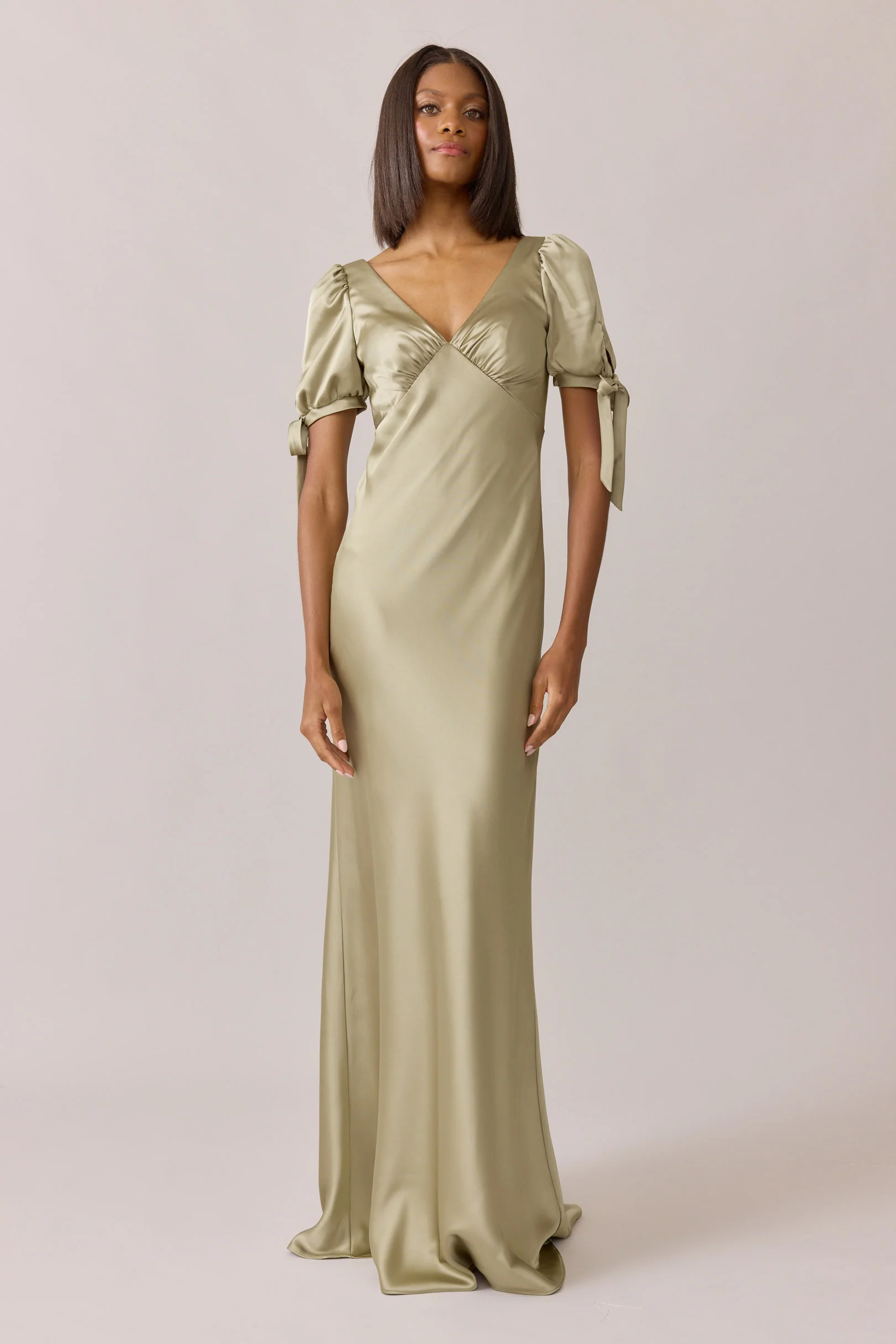 Daisy Satin Dress | Made To Order - Image 67