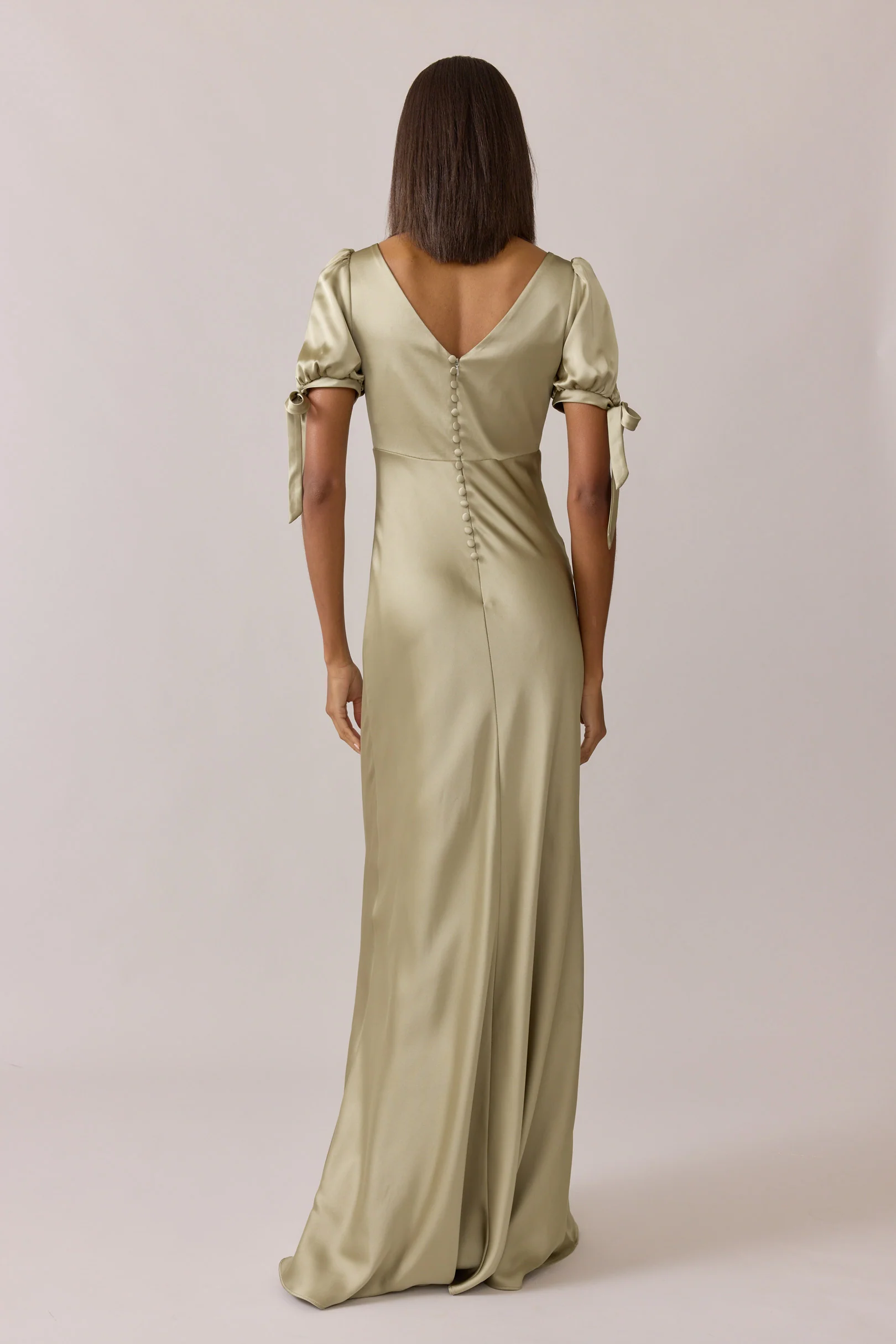 Daisy Satin Dress | Made To Order - Image 68