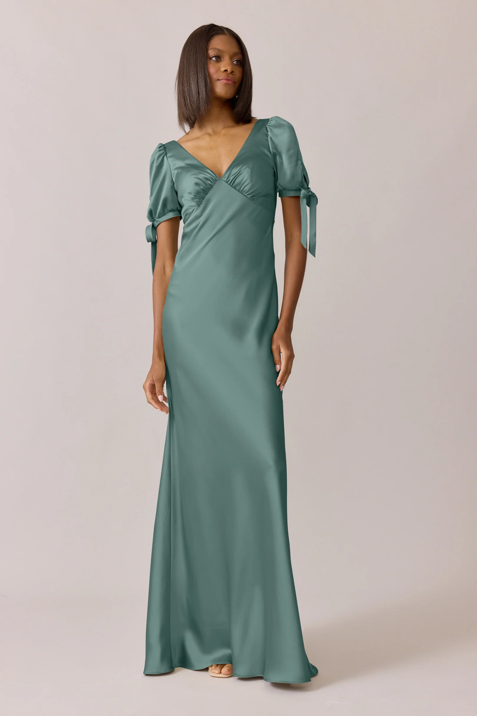 Daisy Satin Dress | Made To Order - Image 75