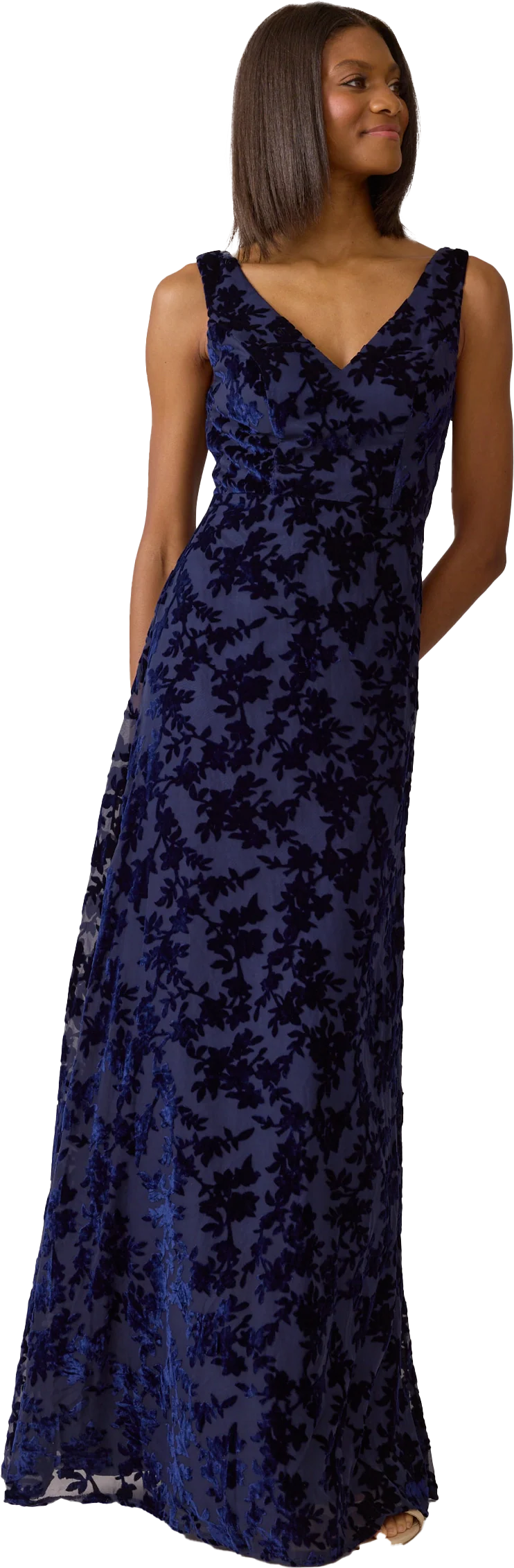 Dakota Floral Burnout Velvet Dress | Made To Order - Image 54