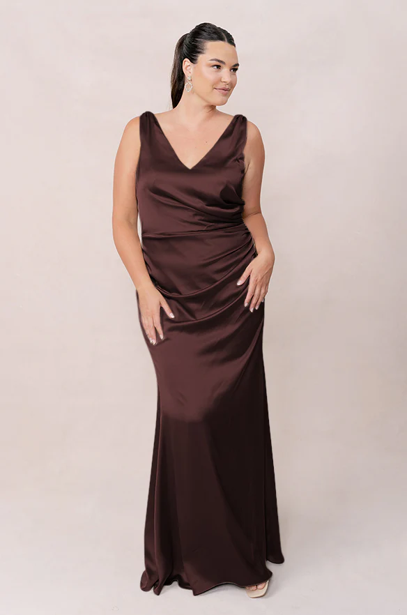 Dawson Satin Dress | Made To Order - Image 105